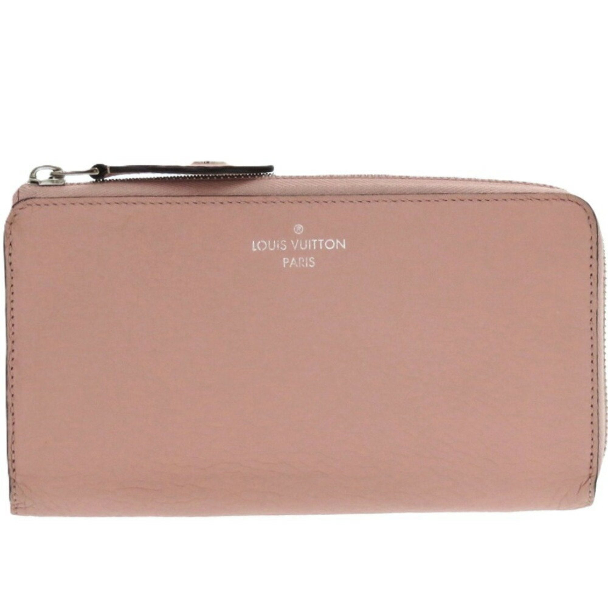 Louis Vuitton Magnolia Pink Leather Long Wallet