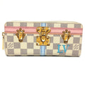 Louis Vuitton Damier Damier Azur White Damier Azur Long Wallet
