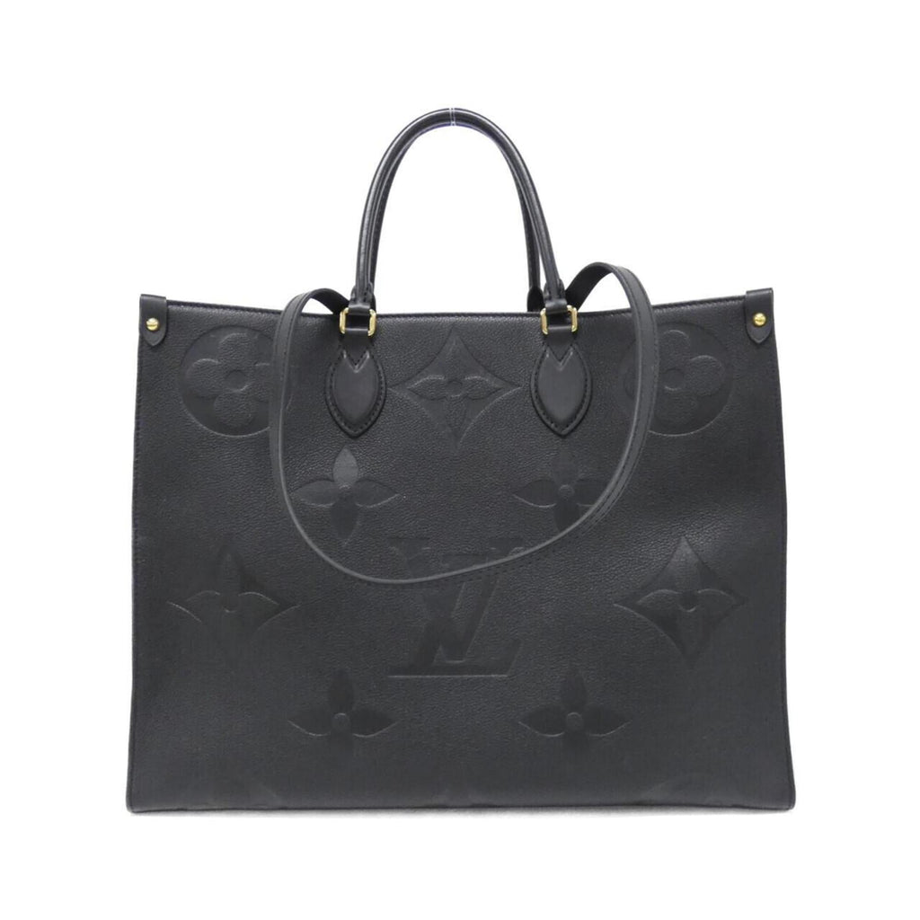 Louis Vuitton Black Leather Handbag