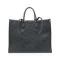 Louis Vuitton Black Leather Handbag