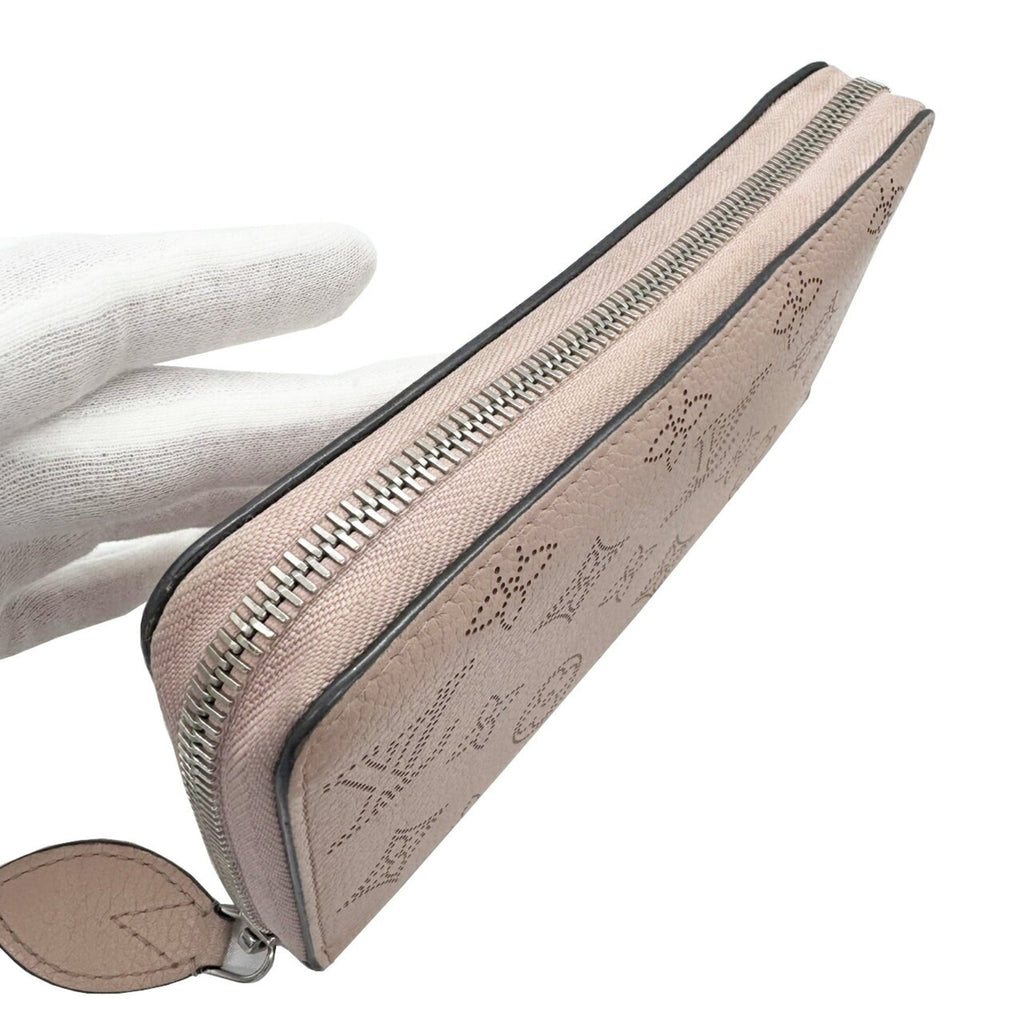 Louis Vuitton Mahina Pink Mahina Leather Long Wallet