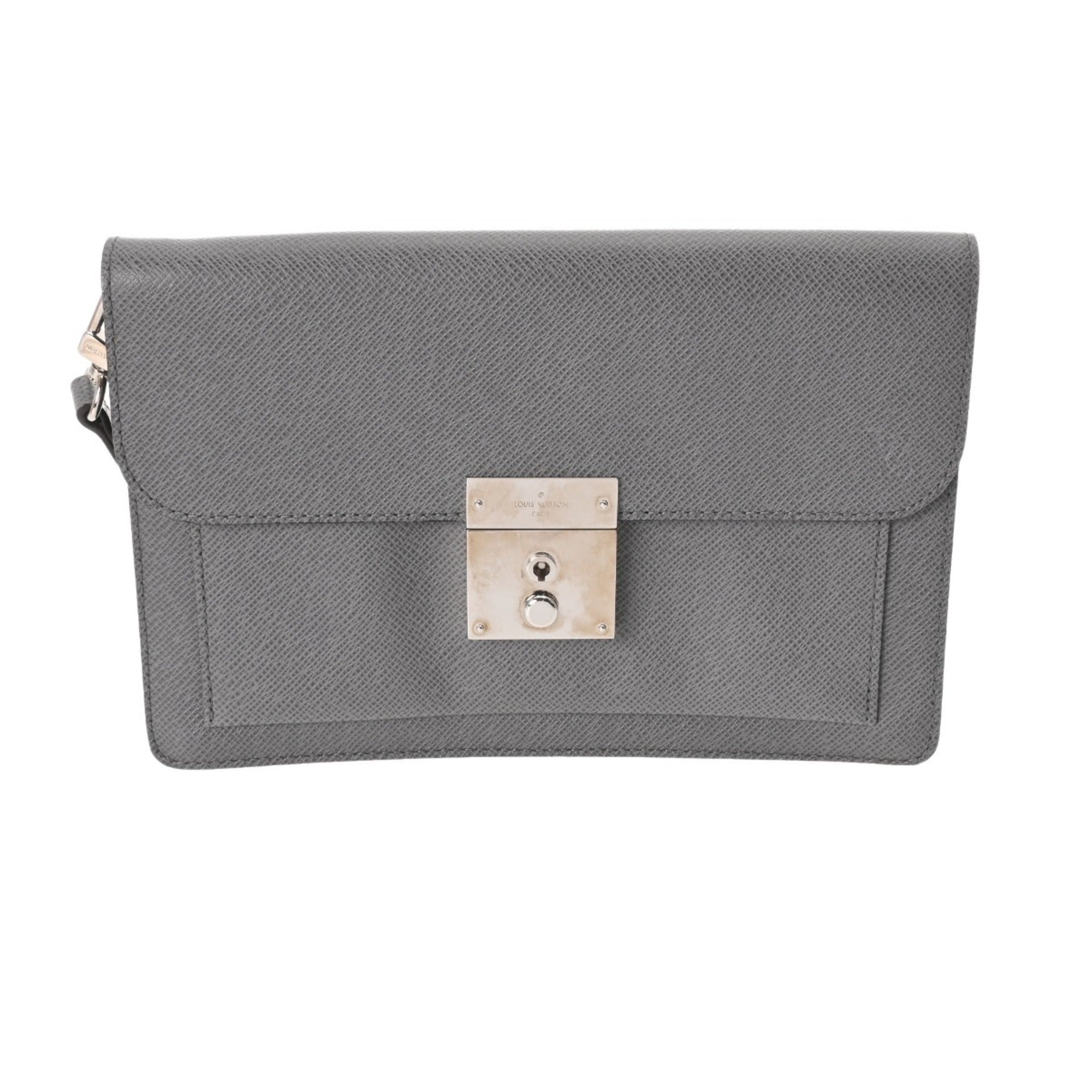 Louis Vuitton Glacier Cuir Ombre Leather Clutch Bag