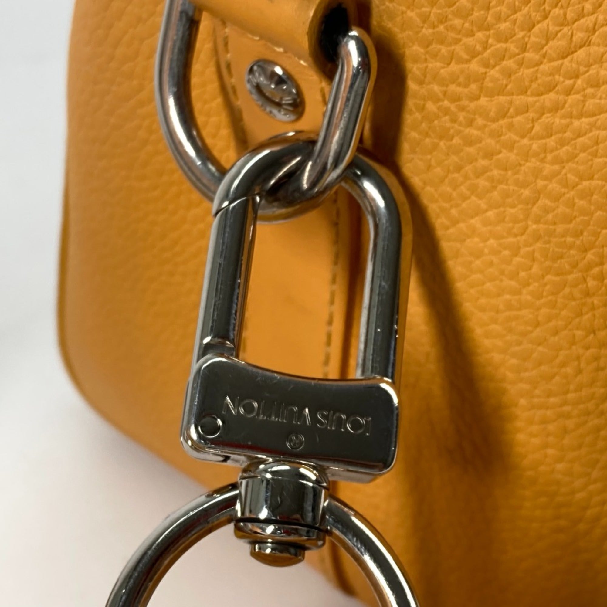 Louis Vuitton Yellow Leather Shoulder Bag