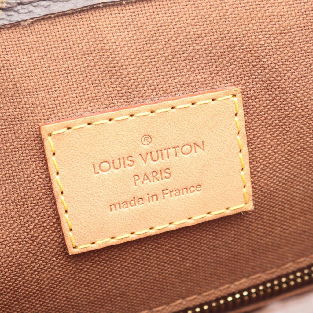 Louis Vuitton Brown Coated Canvas Pvc Monogram Leather Tote Bag