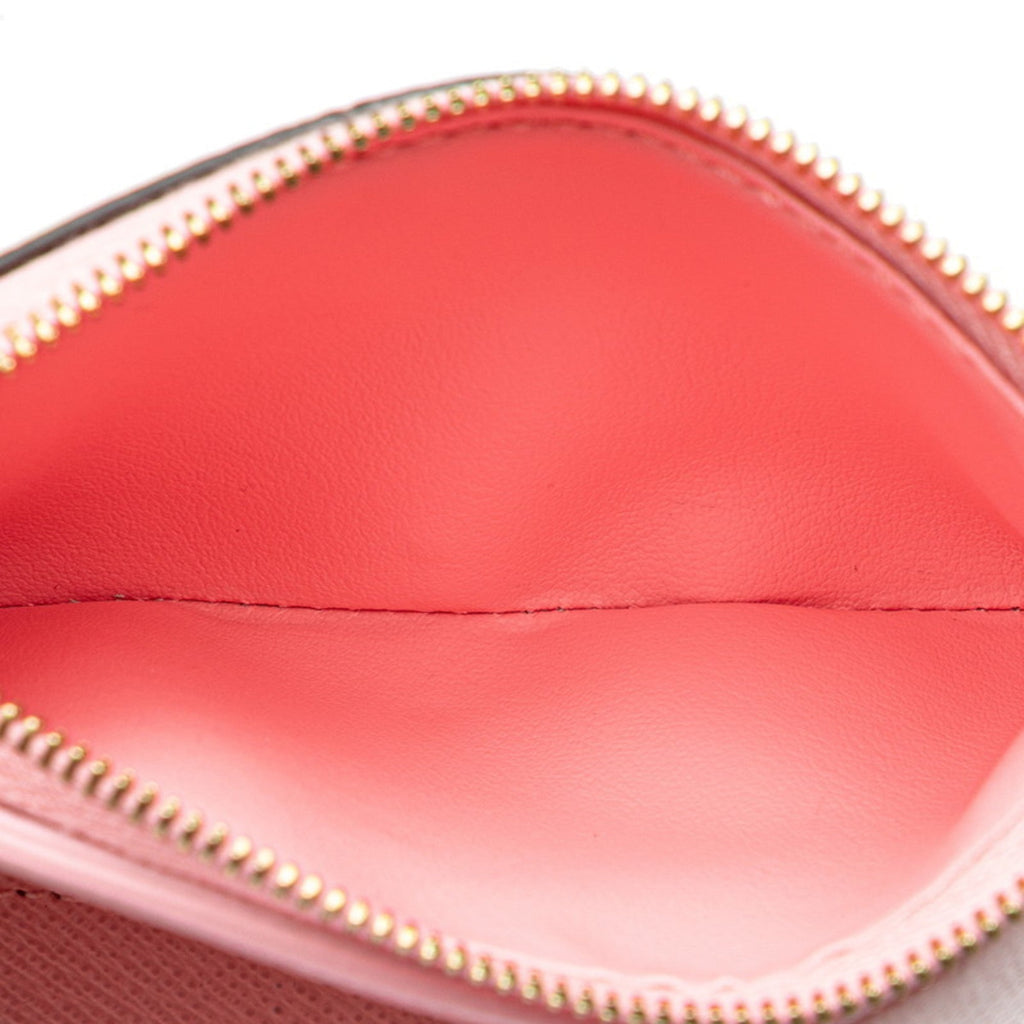 Louis Vuitton Brown Rose Ballerine Pvc Leather Wallet (Tri-Fold)