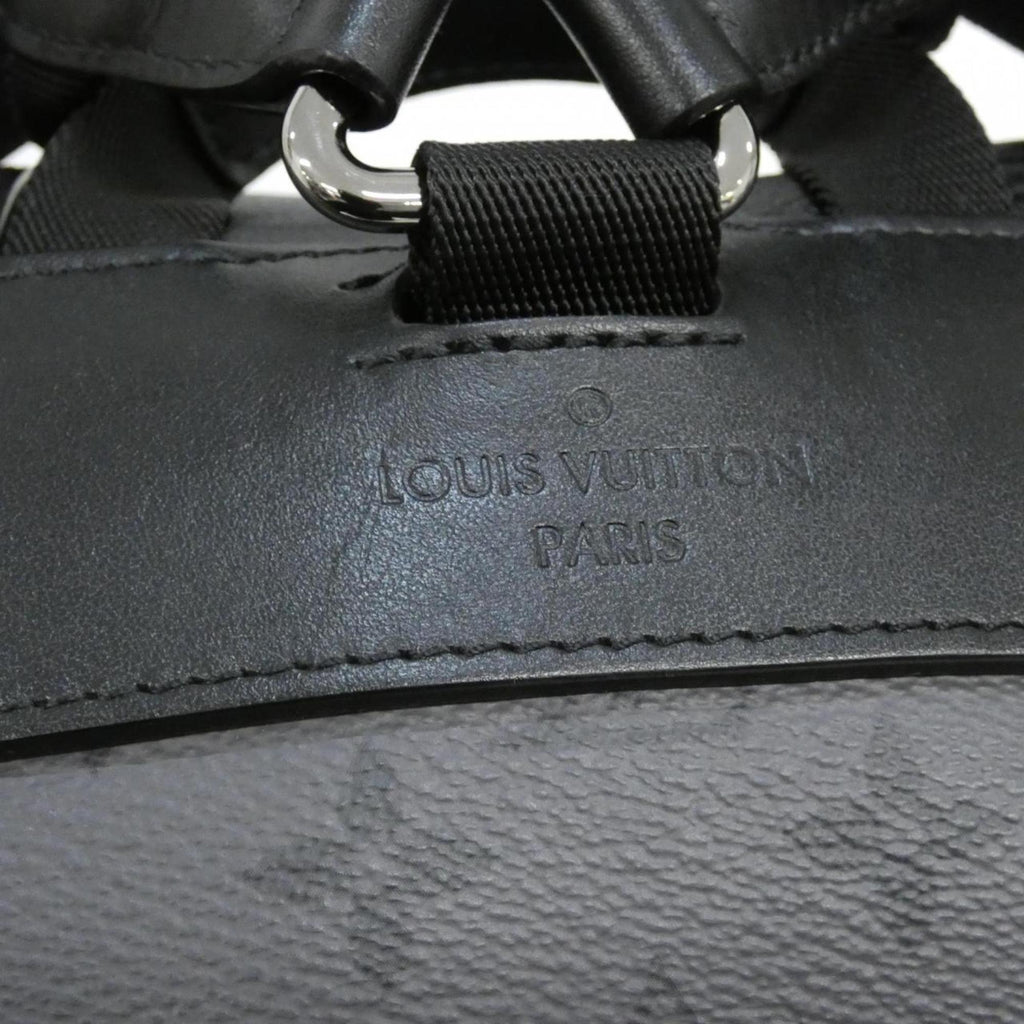 Louis Vuitton Black Coated Canvas Backpack