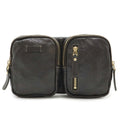 Gucci Dark Brown Leather Fanny Pack Pouch (Pre-Owned)
