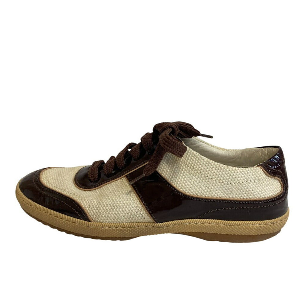 Louis Vuitton Brown White Sneakers