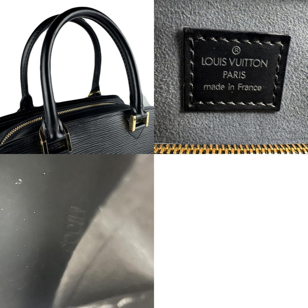 Louis Vuitton Noir Epi Leather Handbag