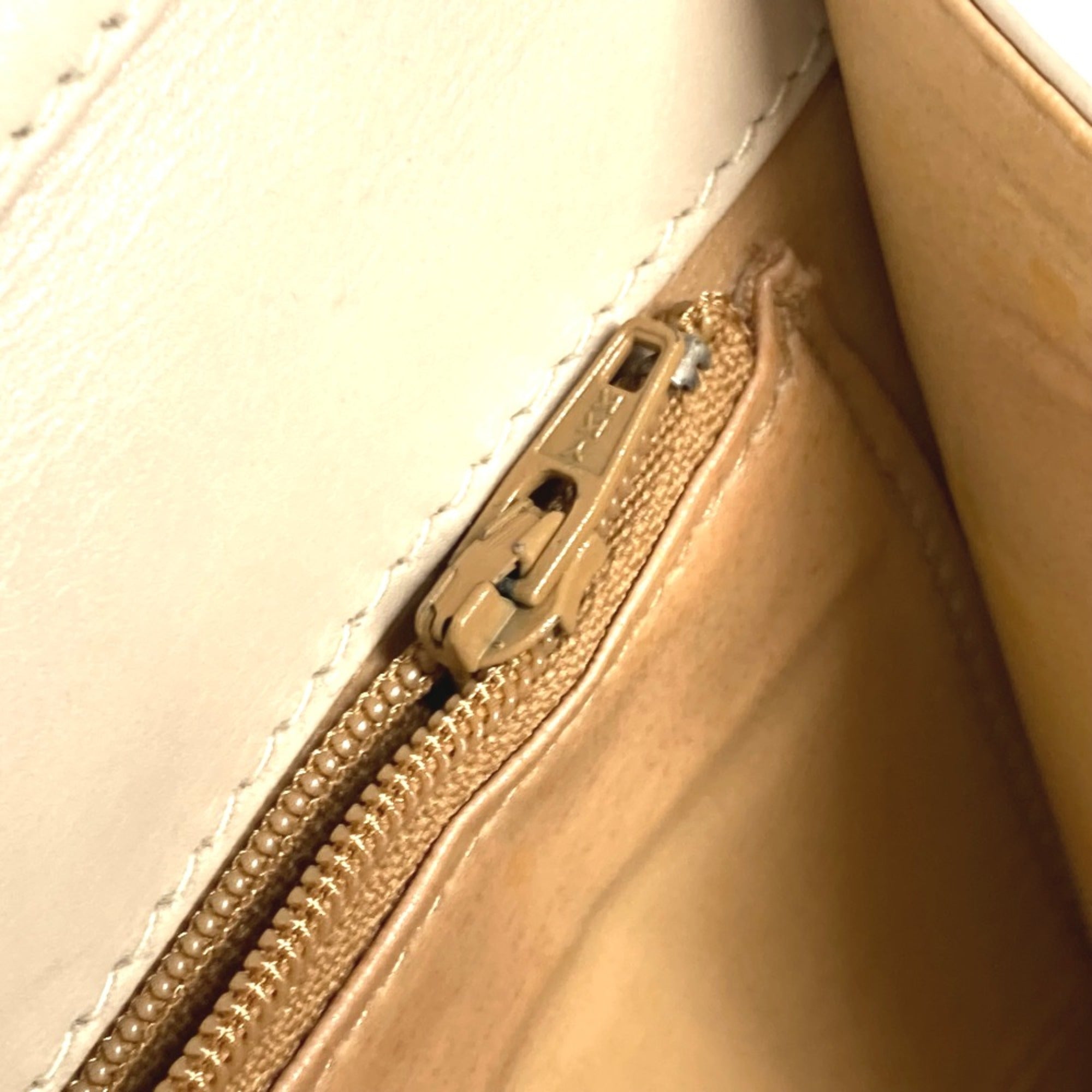Celine Beige Leather Shoulder Bag