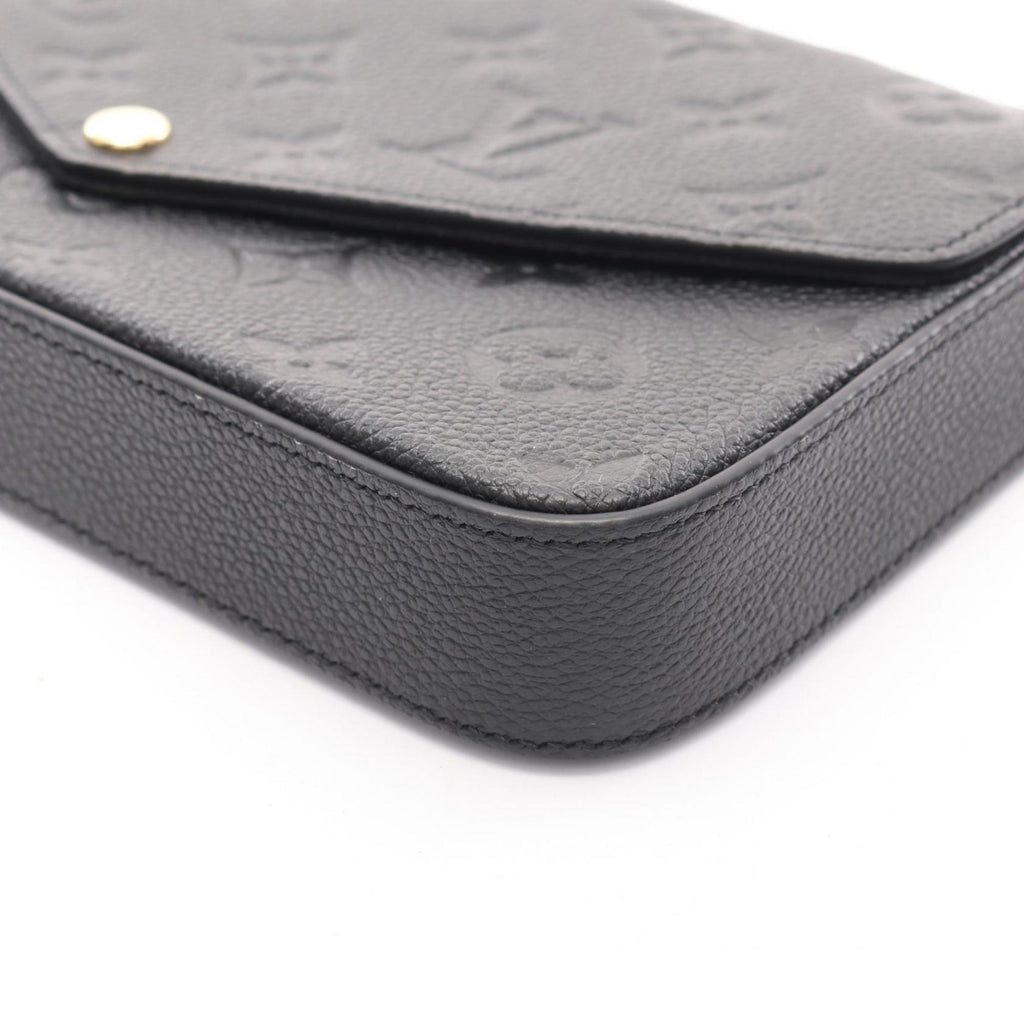 Louis Vuitton Black Monogram Empreinte Pochette Pouch Shoulder Bag