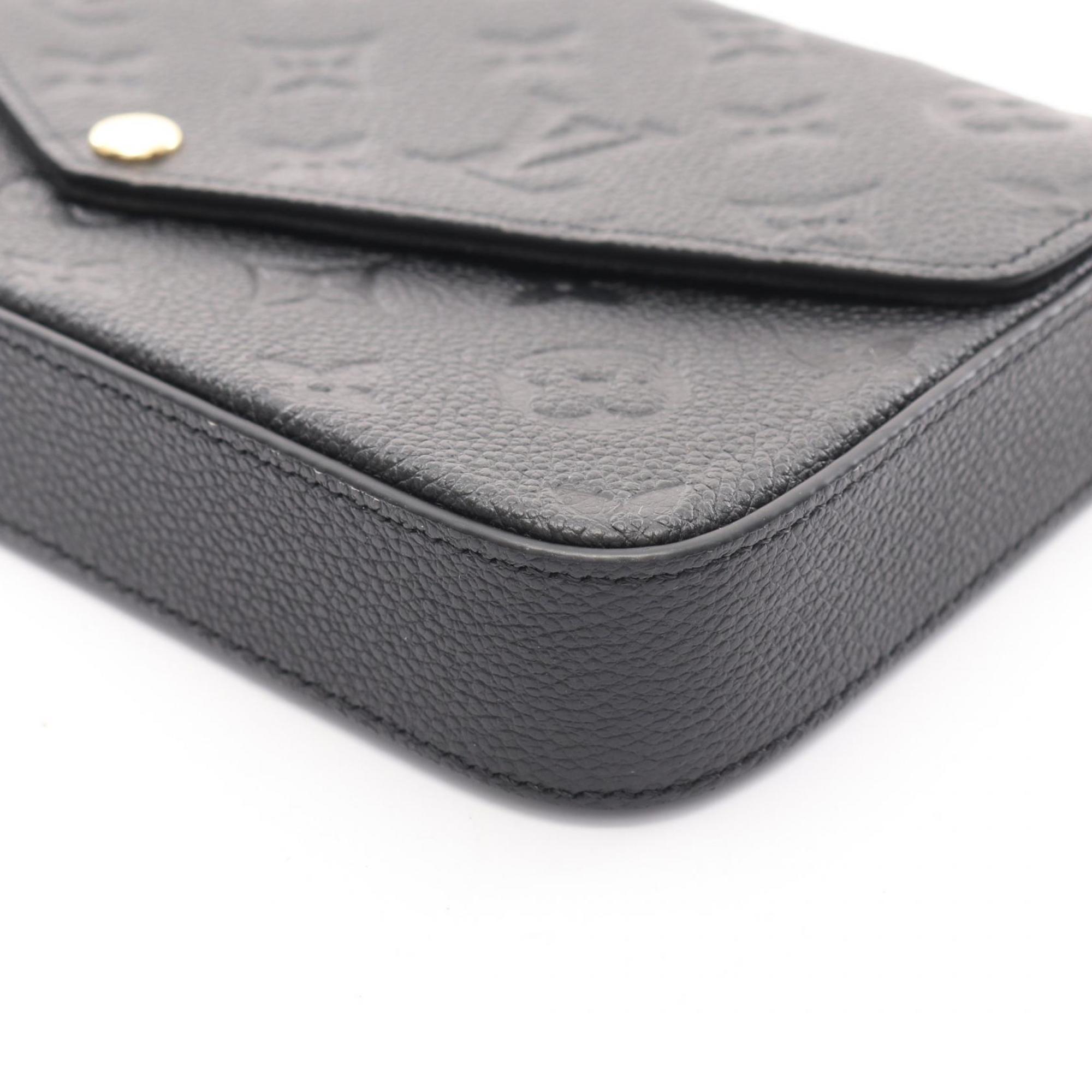 Louis Vuitton Black Monogram Empreinte Pochette Pouch Shoulder Bag