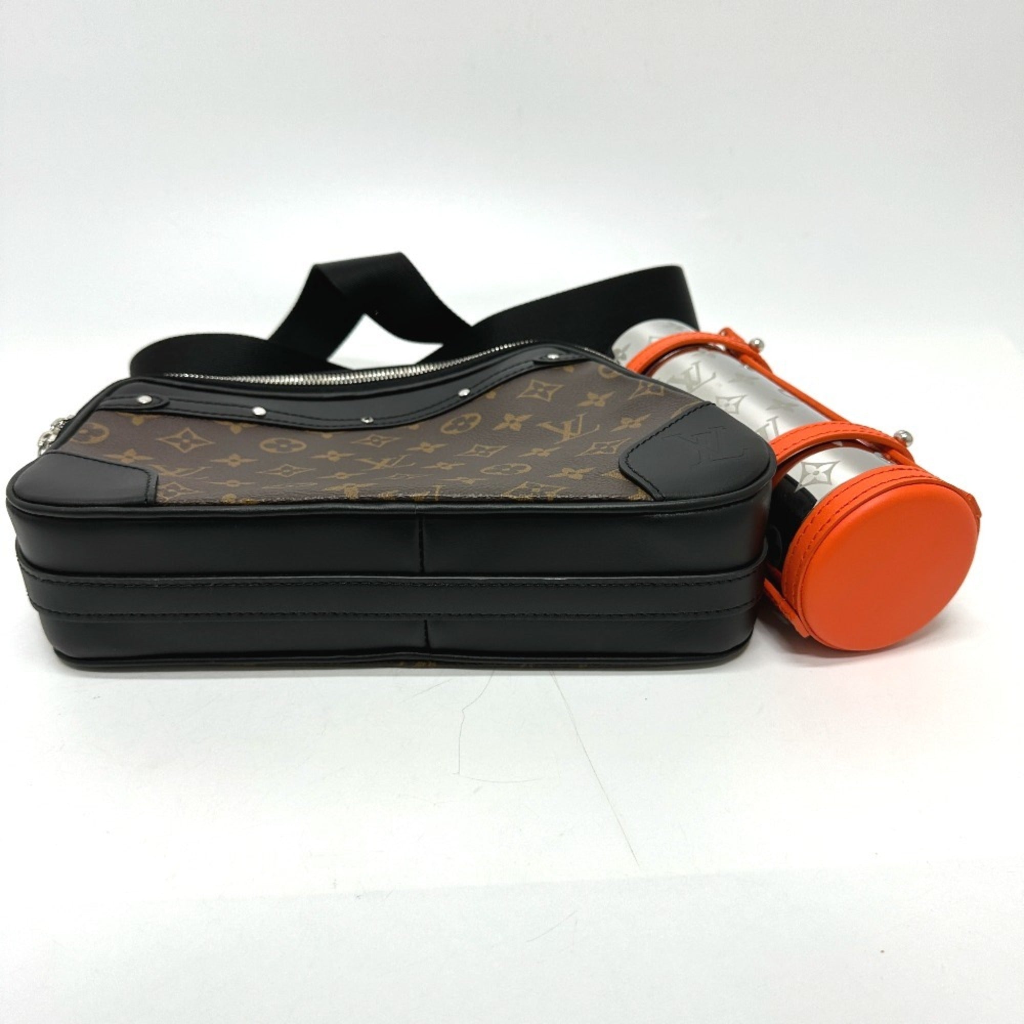 Louis Vuitton Brown Leather Shoulder Bag