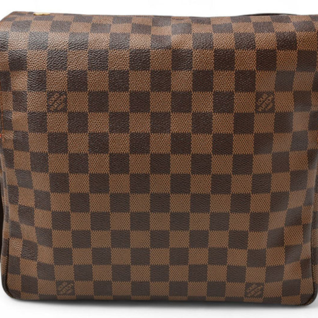 Louis Vuitton Damier Brown Damier Canvas Coated Canvas Shoulder Bag