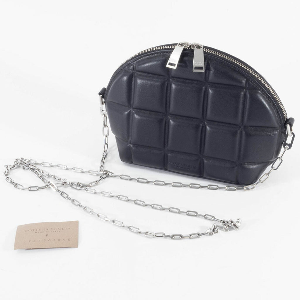 Bottega Veneta Black Leather Shoulder Bag