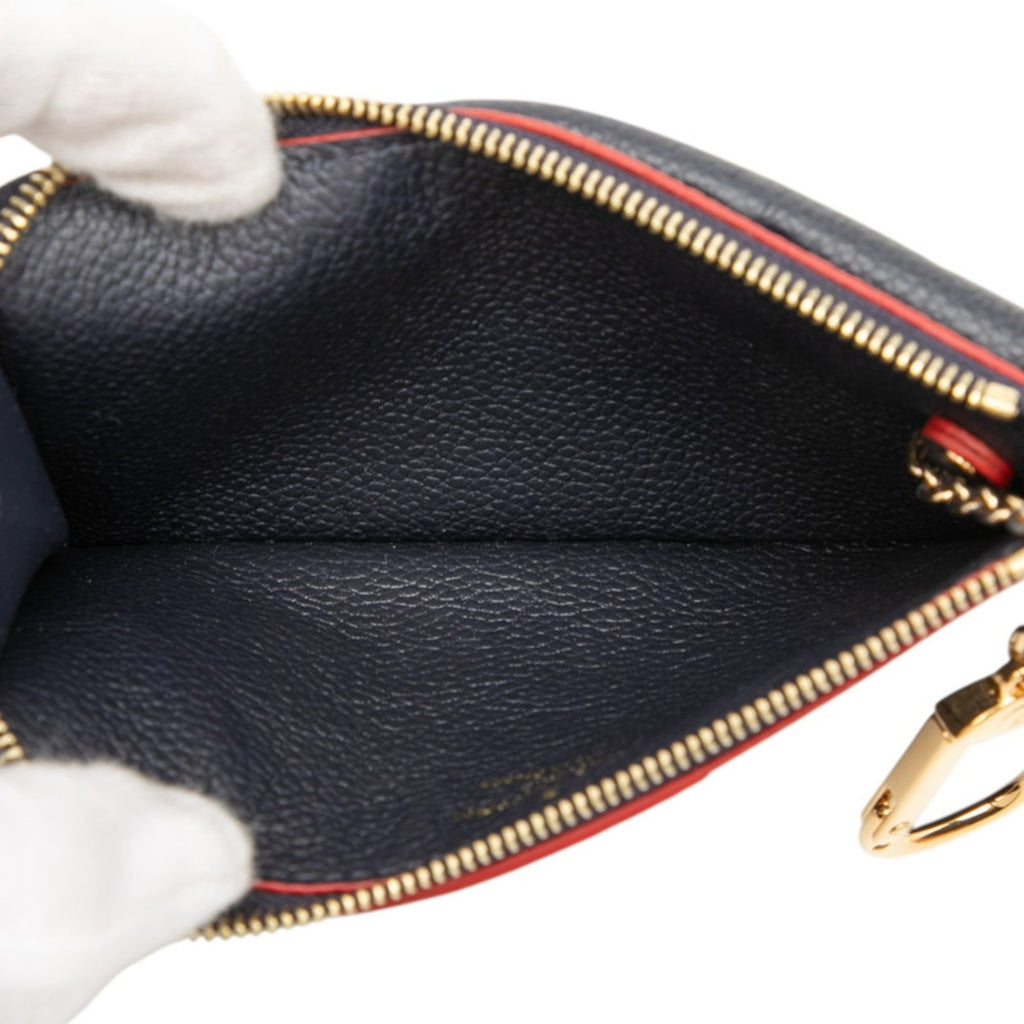 Louis Vuitton Marine Rouge Navy Leather Coin Purse/Coin Case