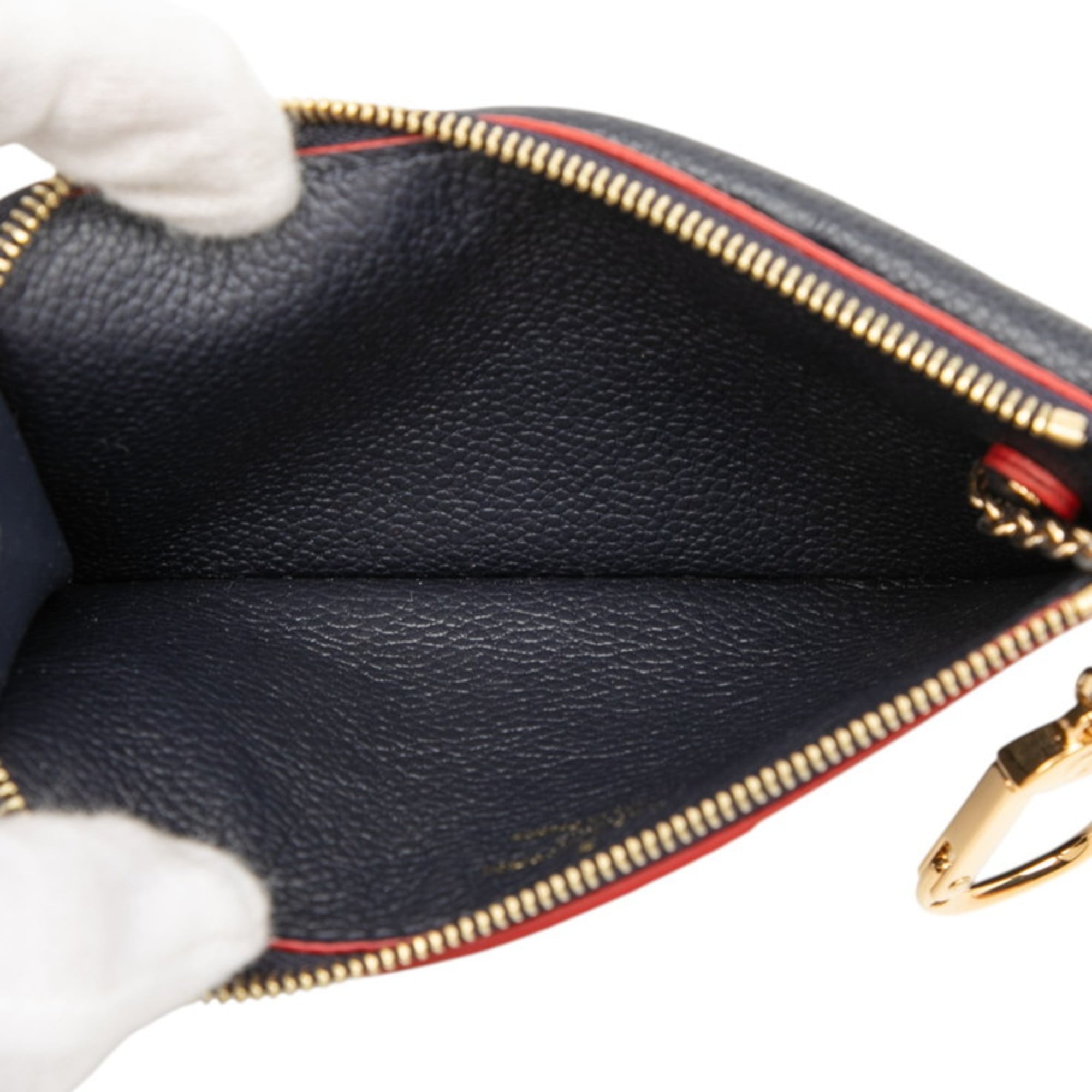 Louis Vuitton Marine Rouge Navy Leather Coin Purse/Coin Case