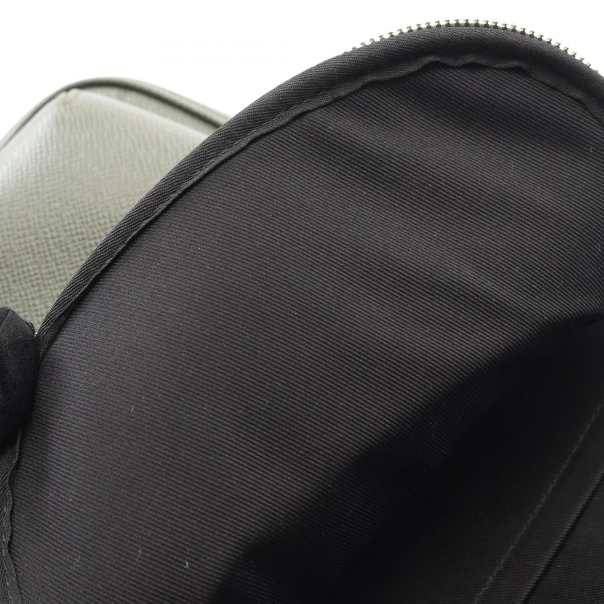 Louis Vuitton Khaki Leather Fanny Pack Sling Bag