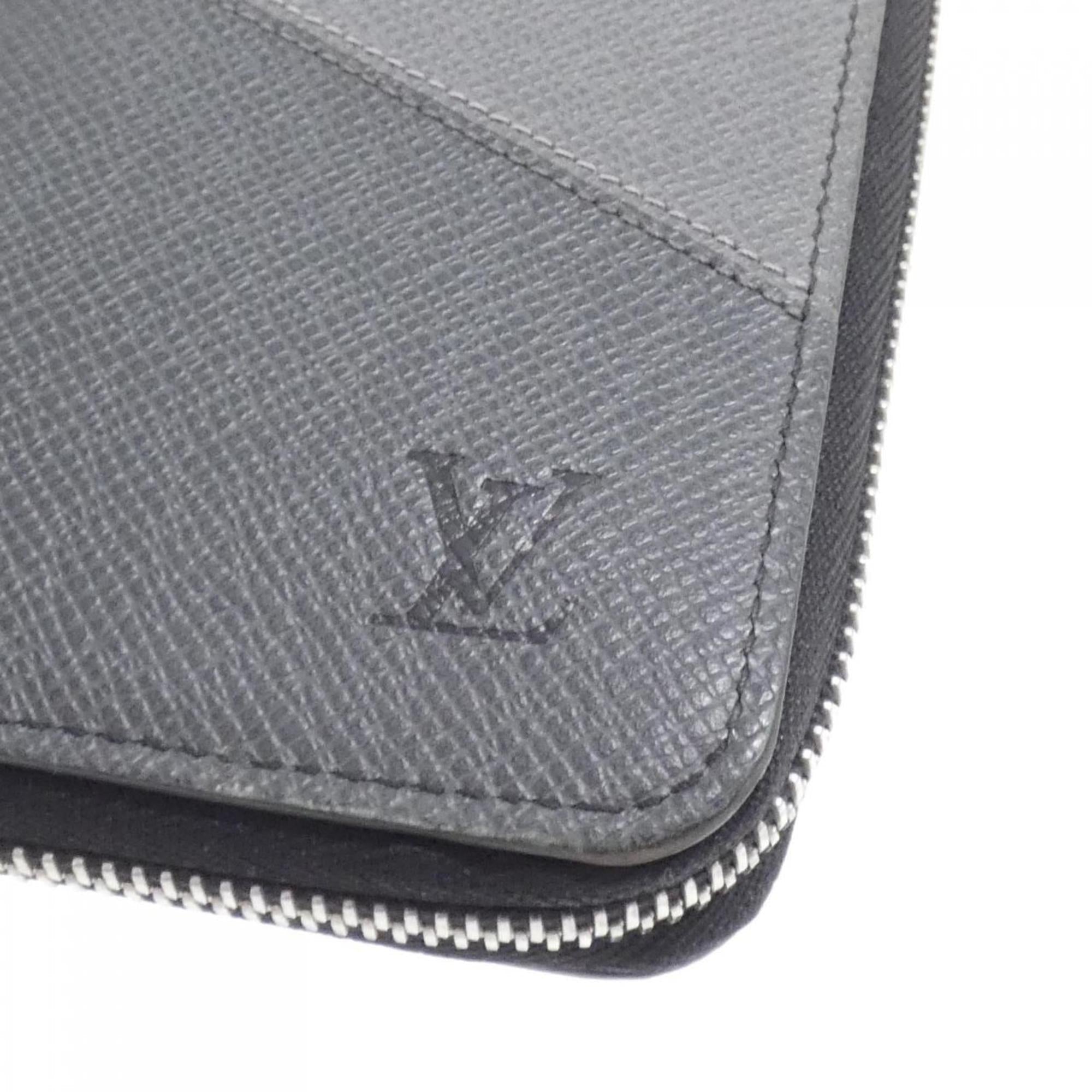 Louis Vuitton Gris Leather Long Wallet