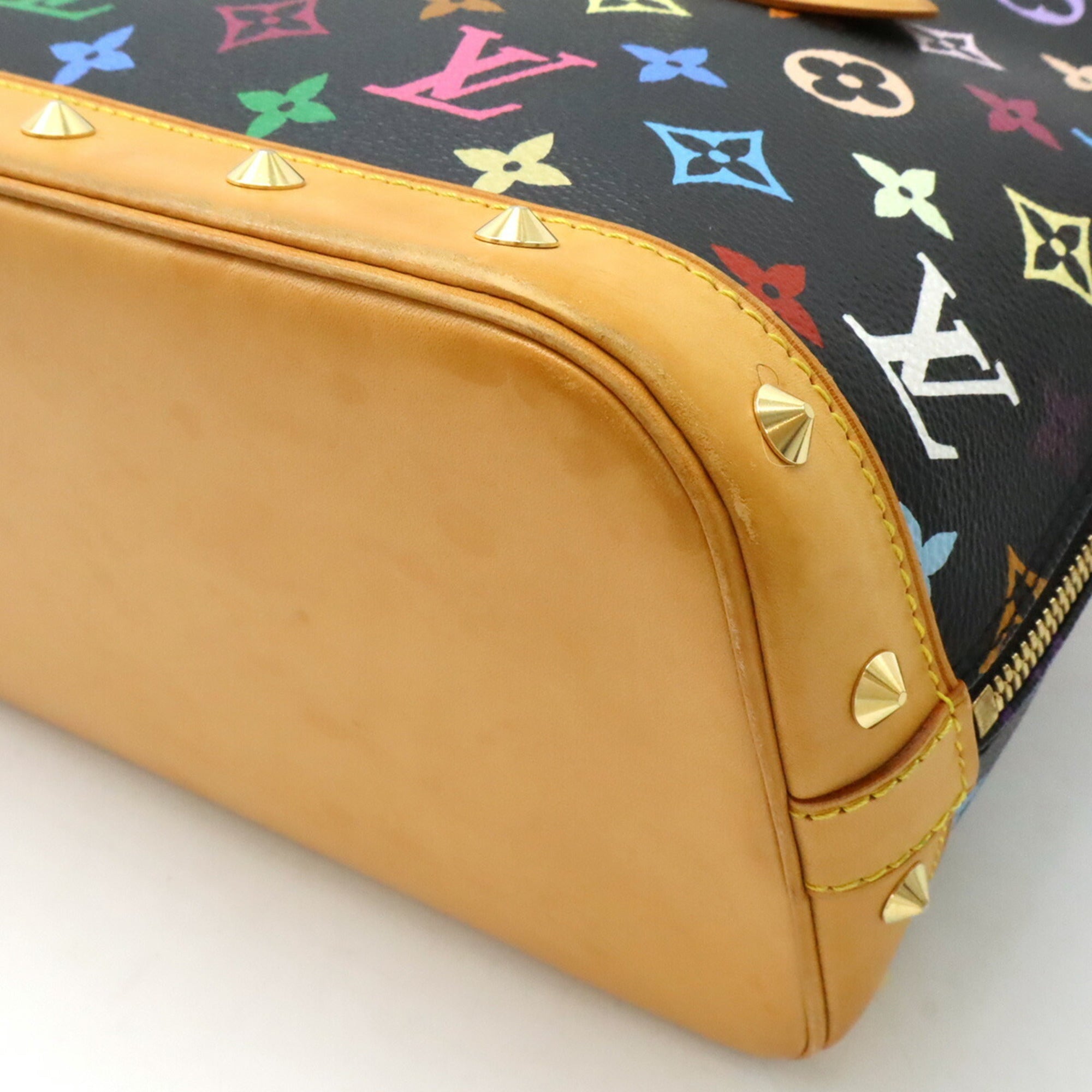 Louis Vuitton Black Multi-Color Noir Pvc Handbag