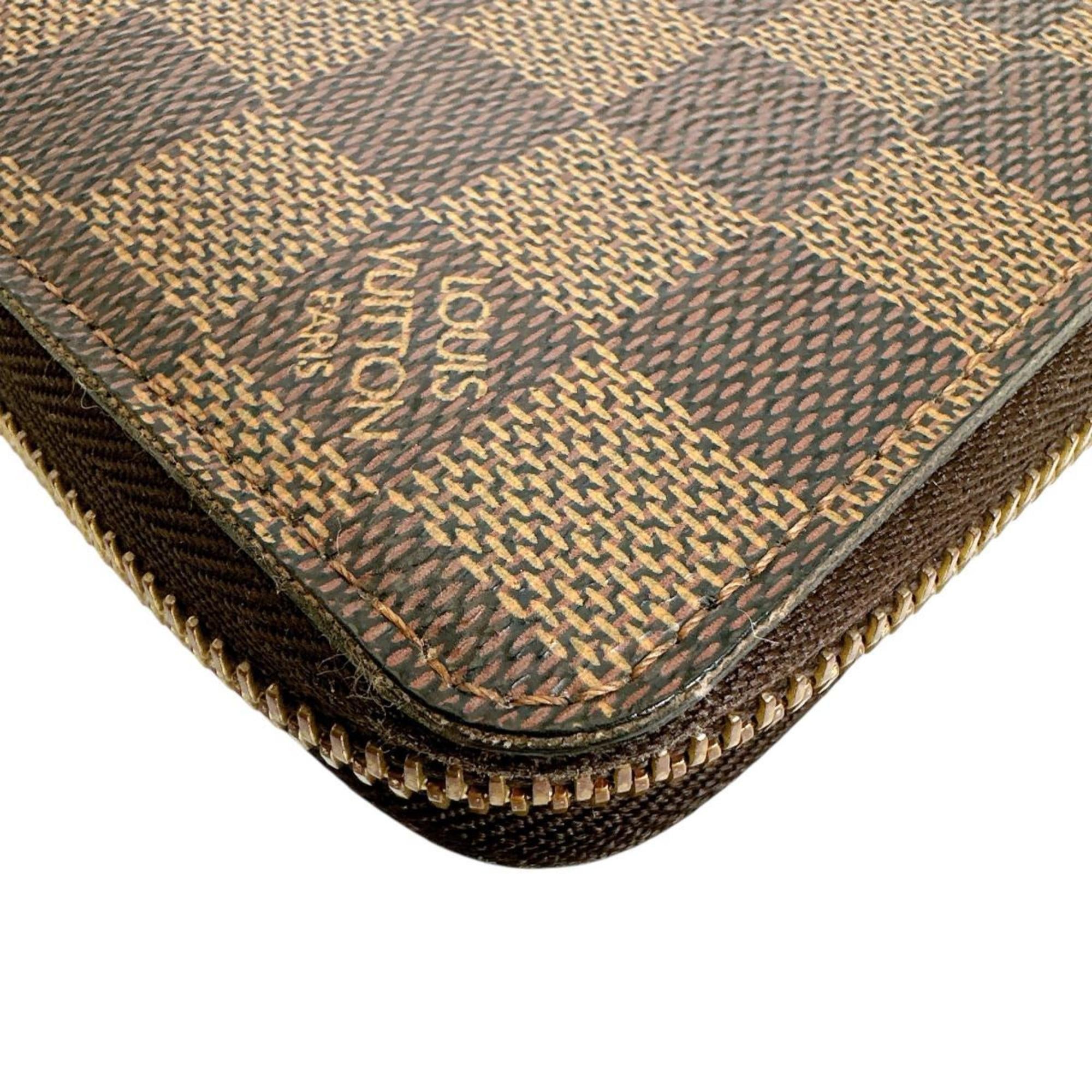 Louis Vuitton Brown Damier Canvas Damier Canvas Long Wallet