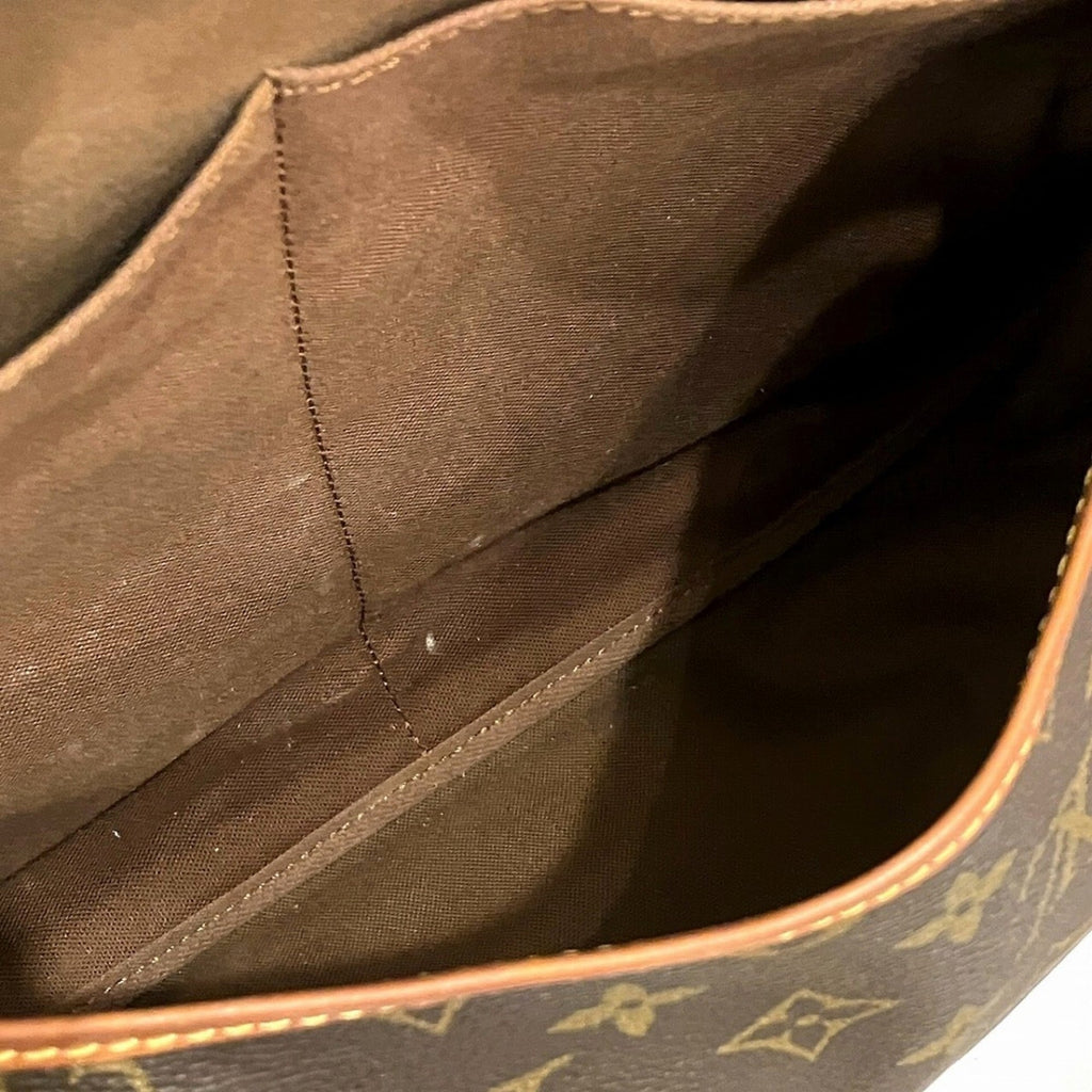 Louis Vuitton Brown Pvc Shoulder Bag