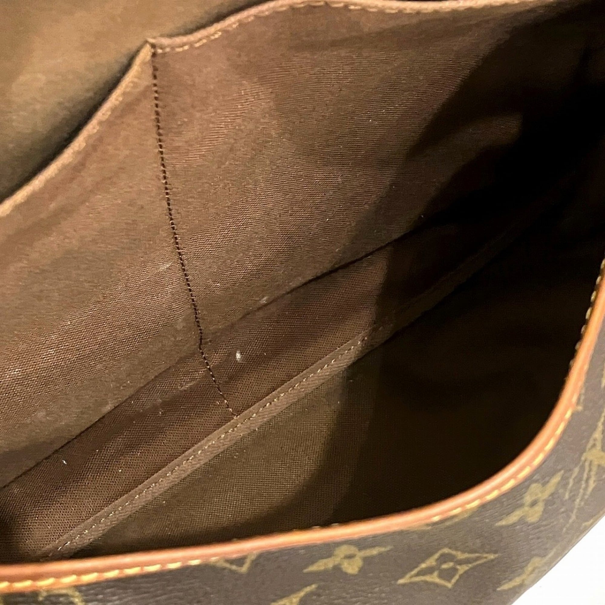 Louis Vuitton Brown Pvc Shoulder Bag