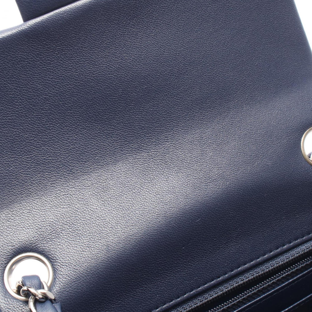 Chanel Navy Leather Shoulder Bag