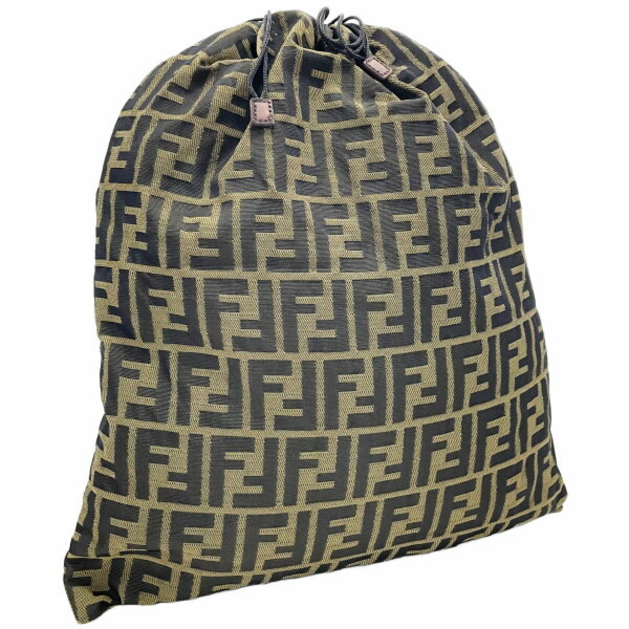 Fendi Black Khaki Pouch
