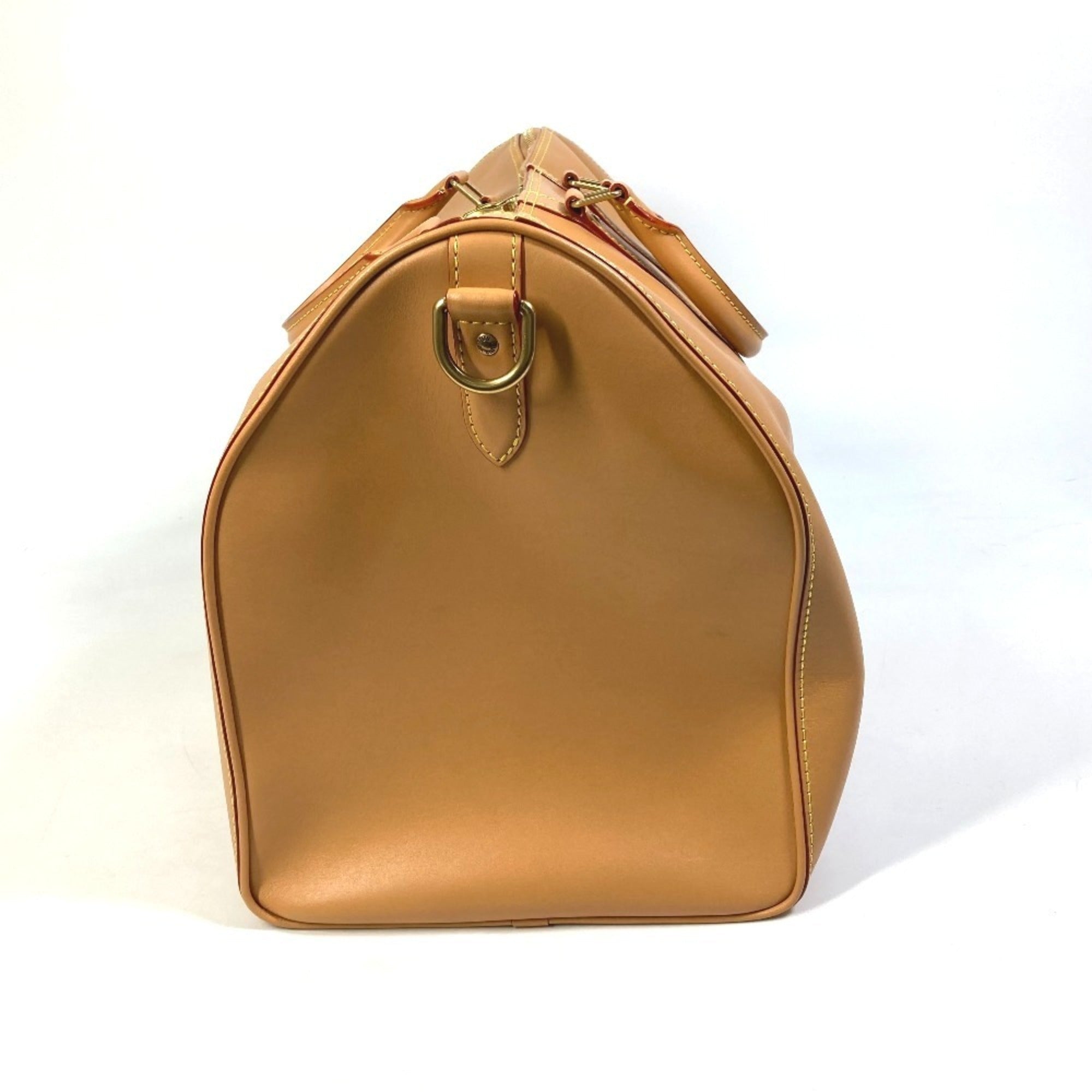Louis Vuitton Beige Leather Boston Bag