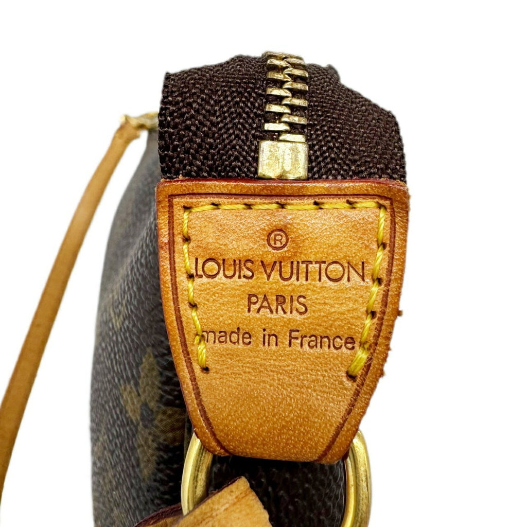 Louis Vuitton Brown Monogram Pochette Pouch