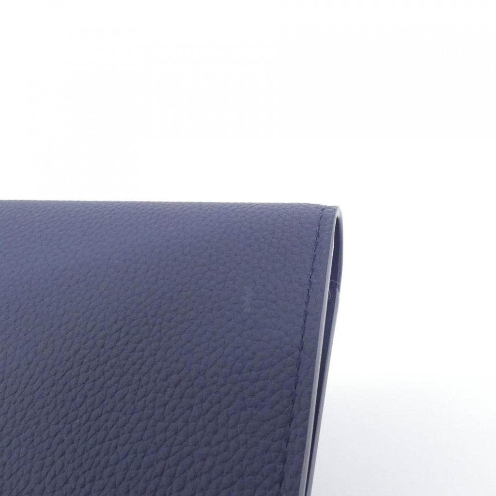 Louis Vuitton Navy Leather Long Wallet