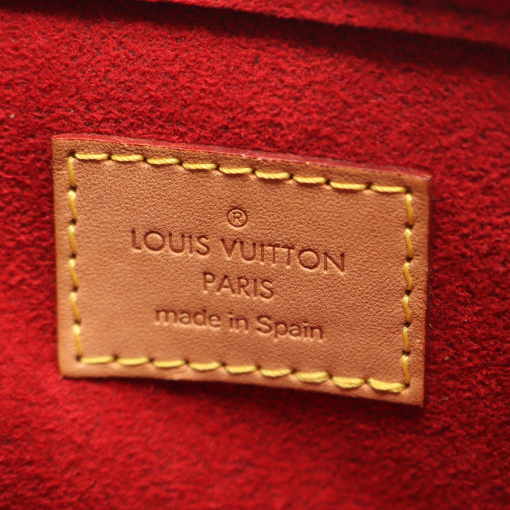 Louis Vuitton Brown Monogram Coated Canvas Leather Handbag Shoulder Bag