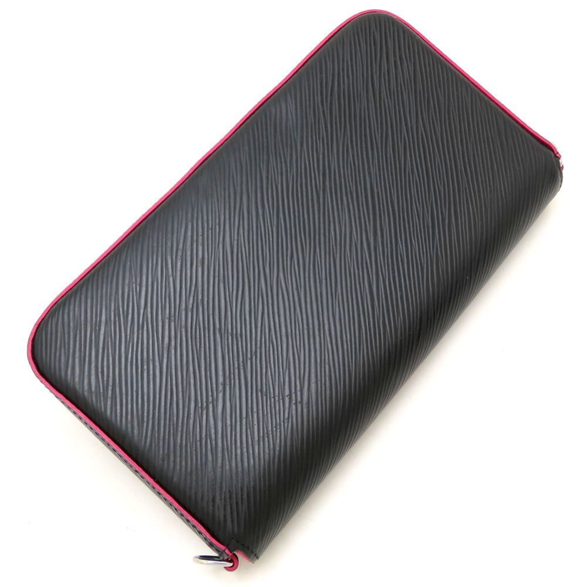 Louis Vuitton Hot Pink Noir Leather Pochette