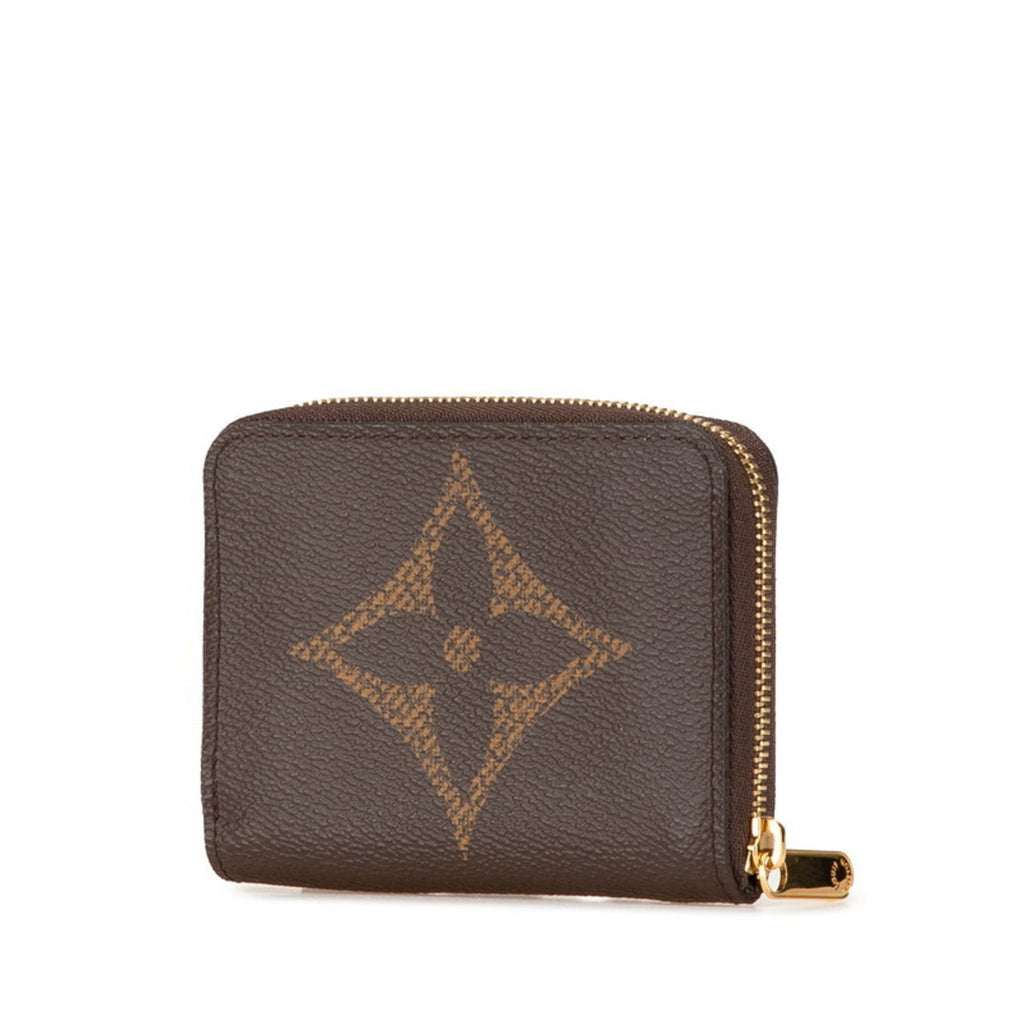 Louis Vuitton Brown Pvc Leather Coin Purse/Coin Case