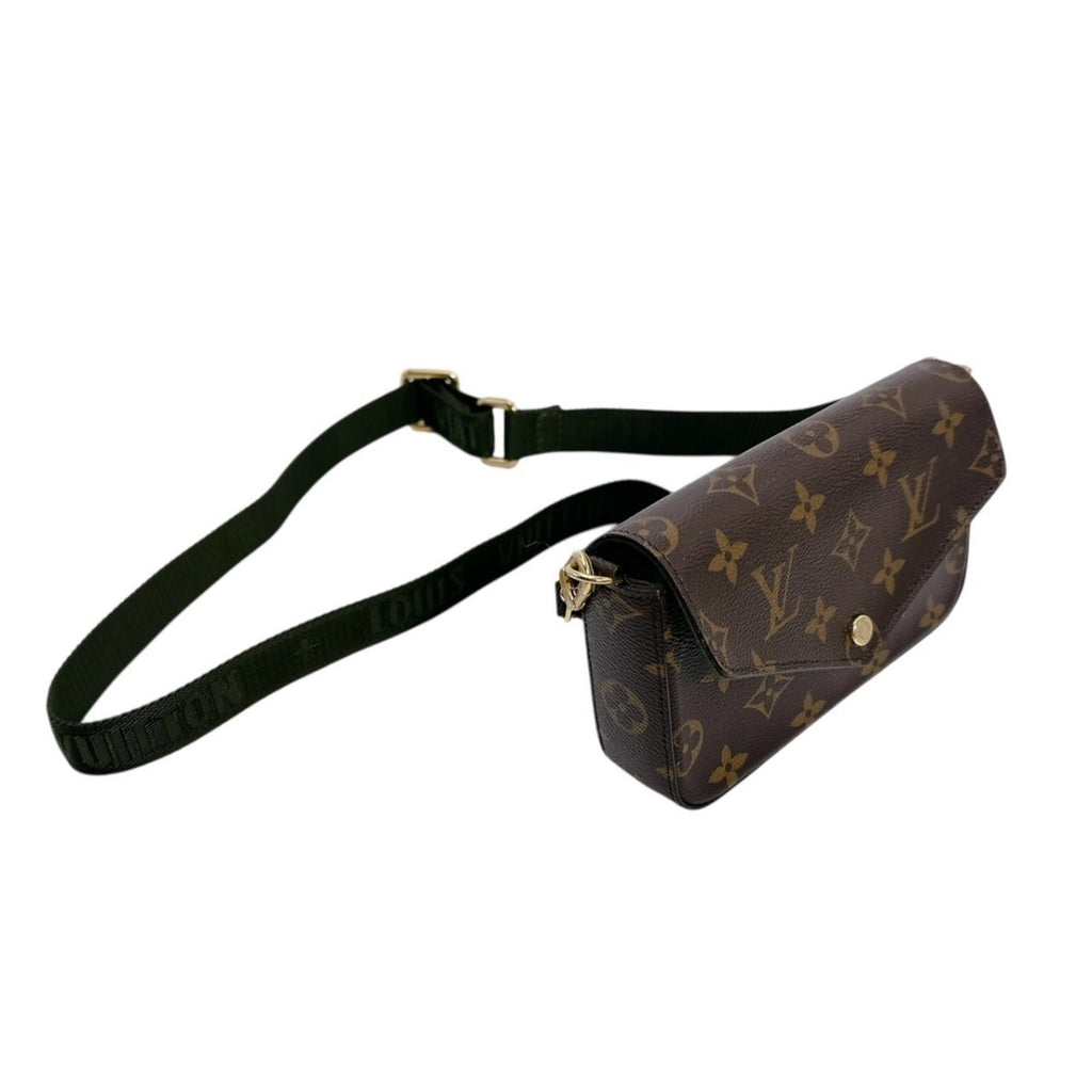 Louis Vuitton Brown Monogram Canvas Pochette Shoulder Bag