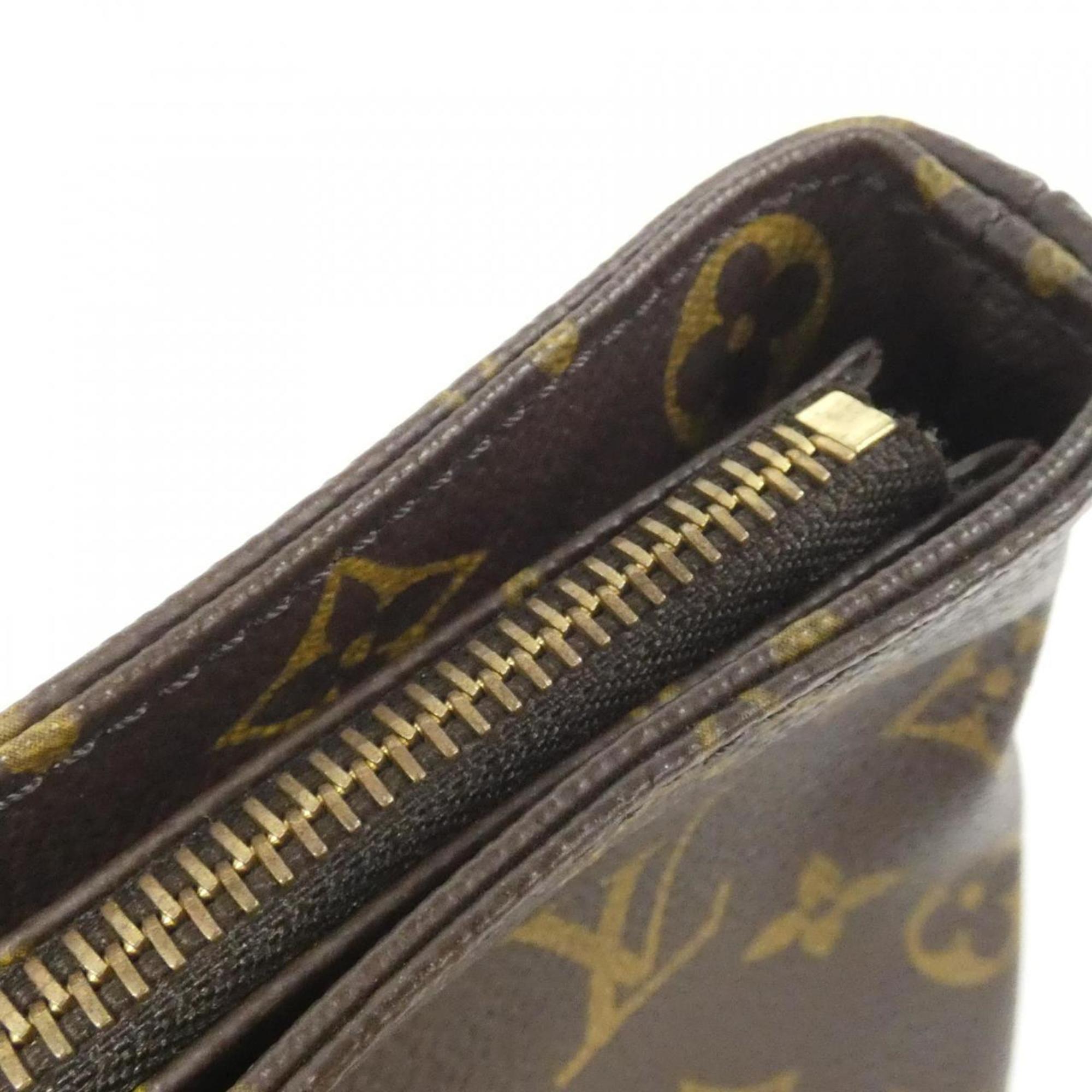 Louis Vuitton Marron Coated Canvas Handbag
