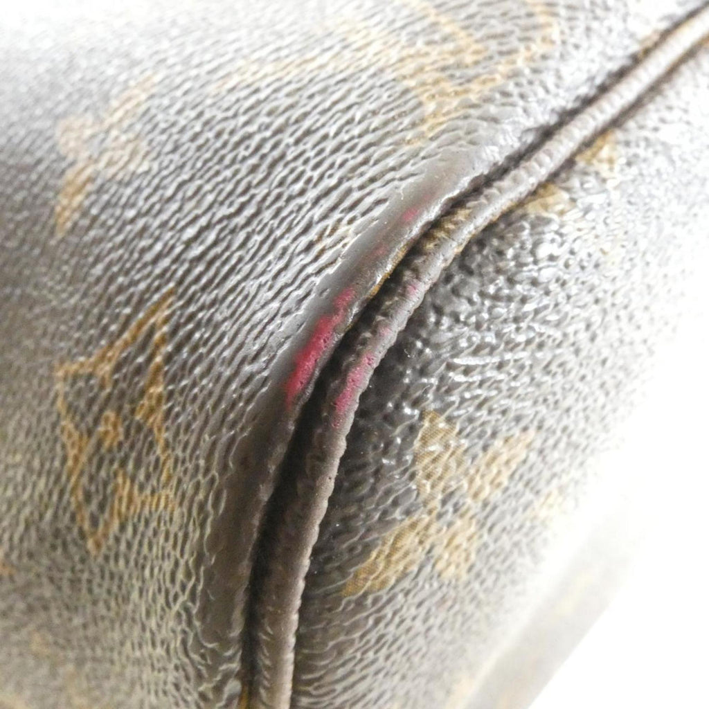Louis Vuitton Monogram Cerise Marron Coated Canvas Handbag