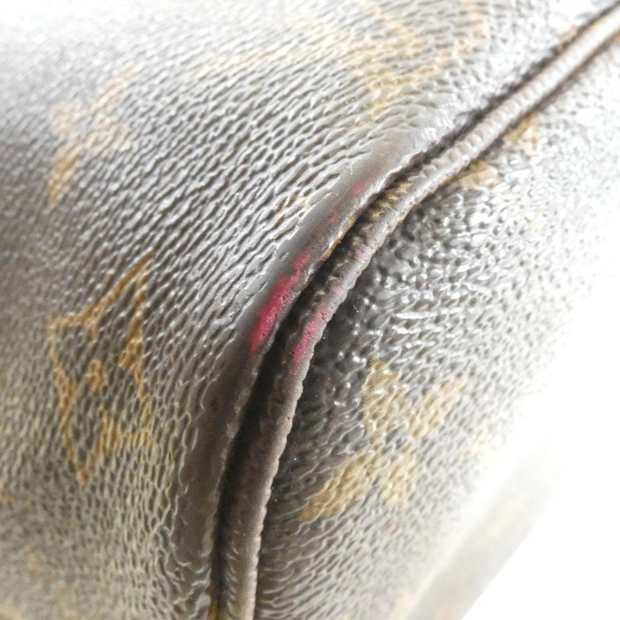 Louis Vuitton Monogram Cerise Marron Coated Canvas Handbag