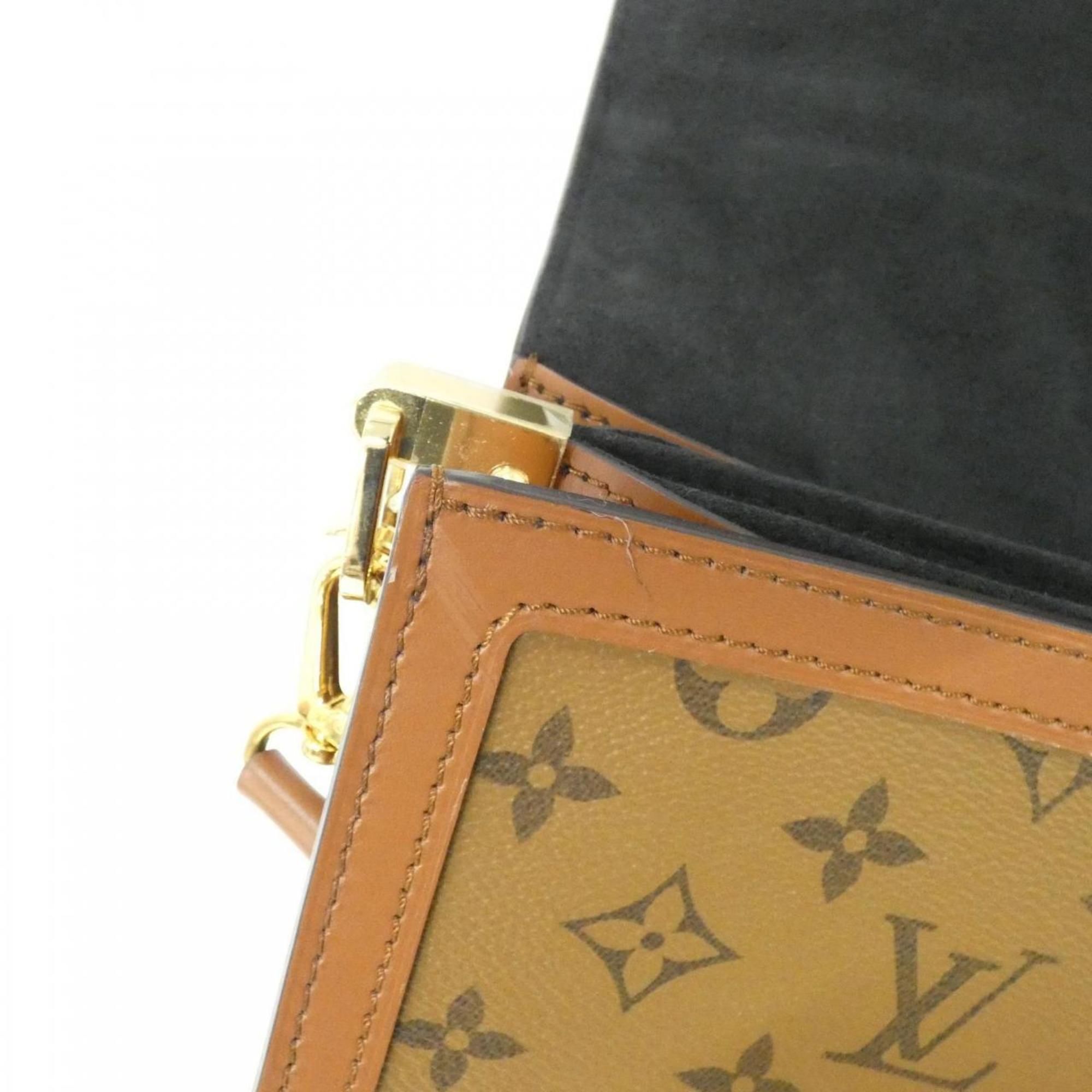 Louis Vuitton Marron Coated Canvas Shoulder Bag