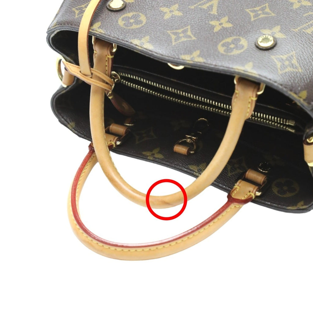 Louis Vuitton Brown Monogram Canvas Handbag Shoulder Bag