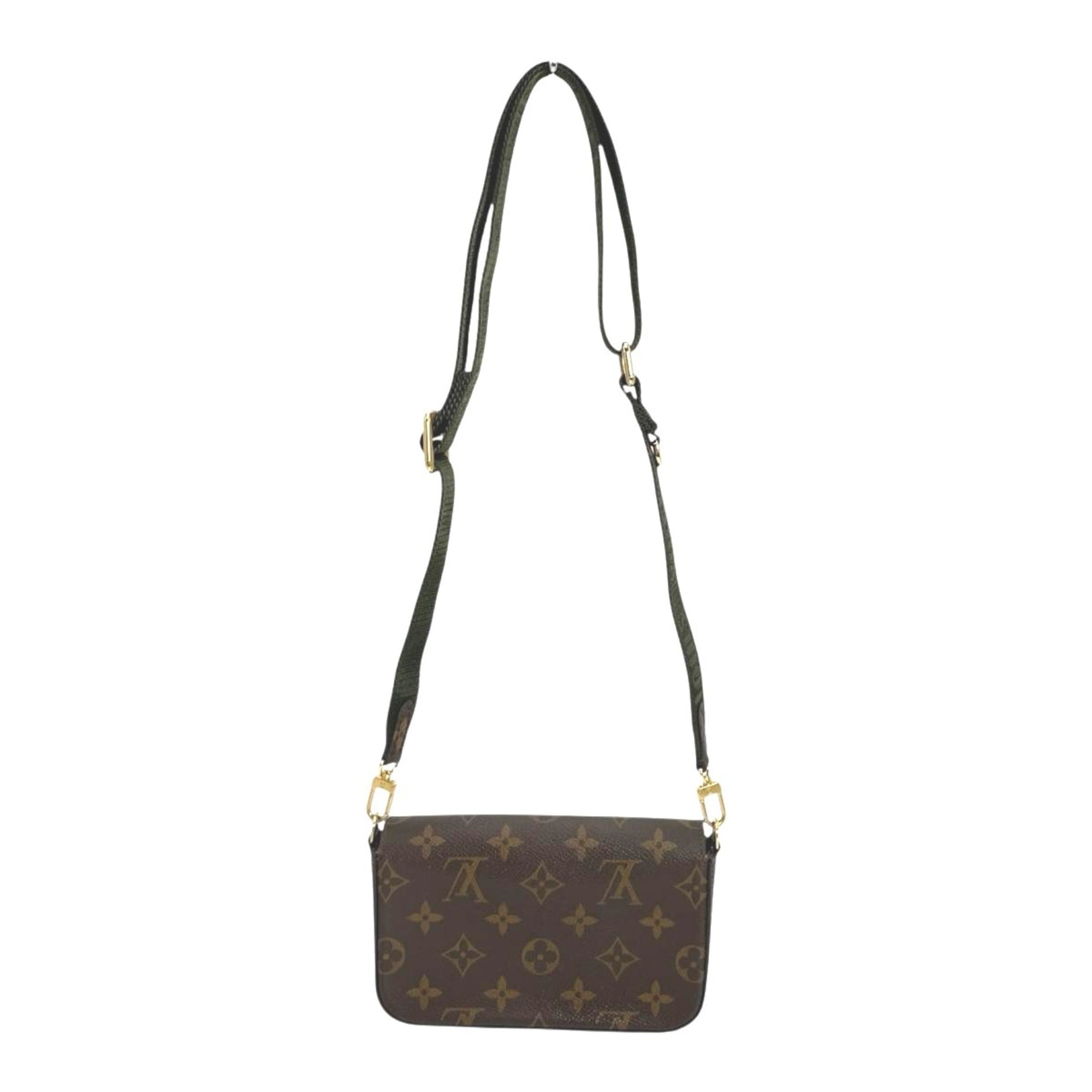 Louis Vuitton Brown Monogram Canvas Pochette Shoulder Bag