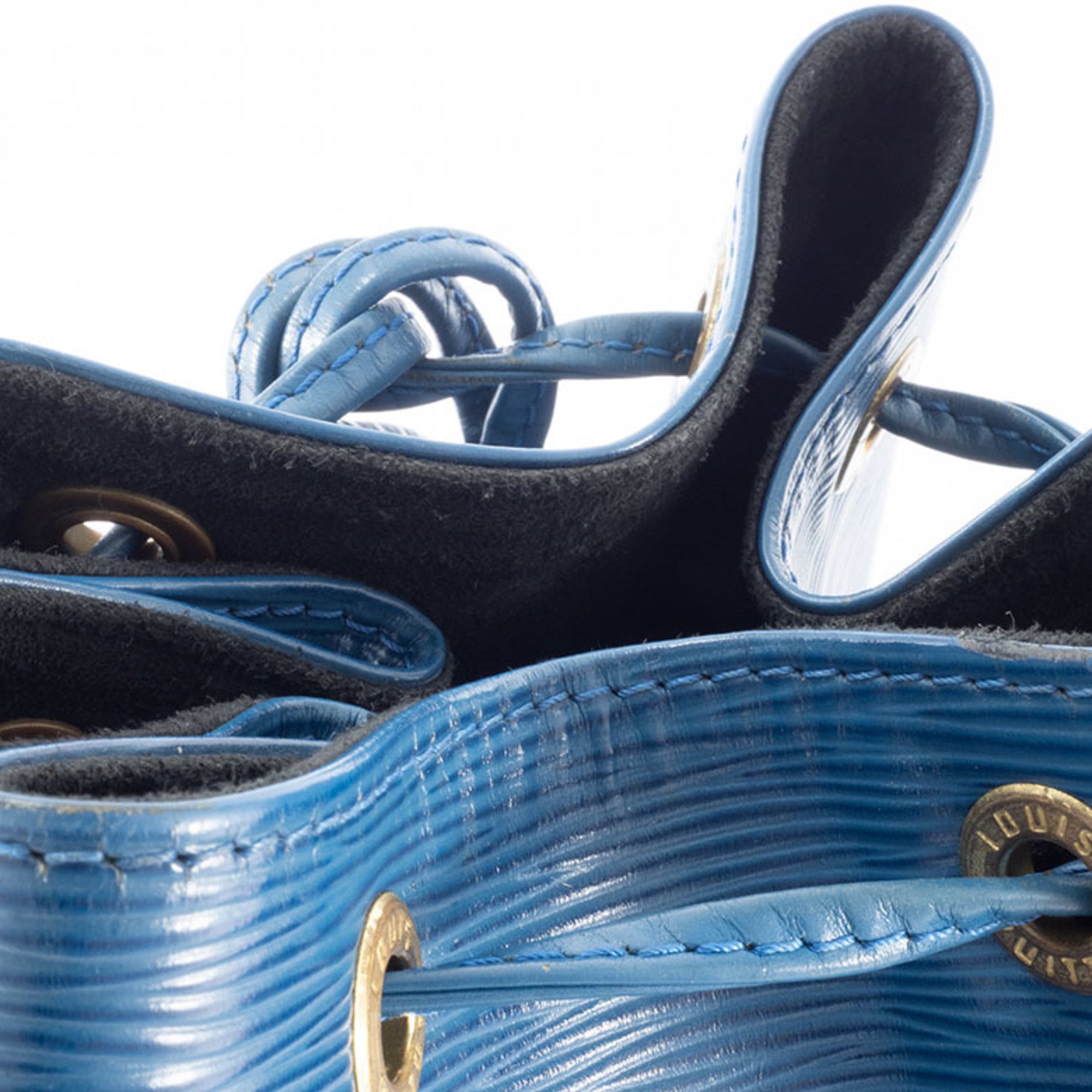 Louis Vuitton Toledo Blue Epi Leather Shoulder Bag