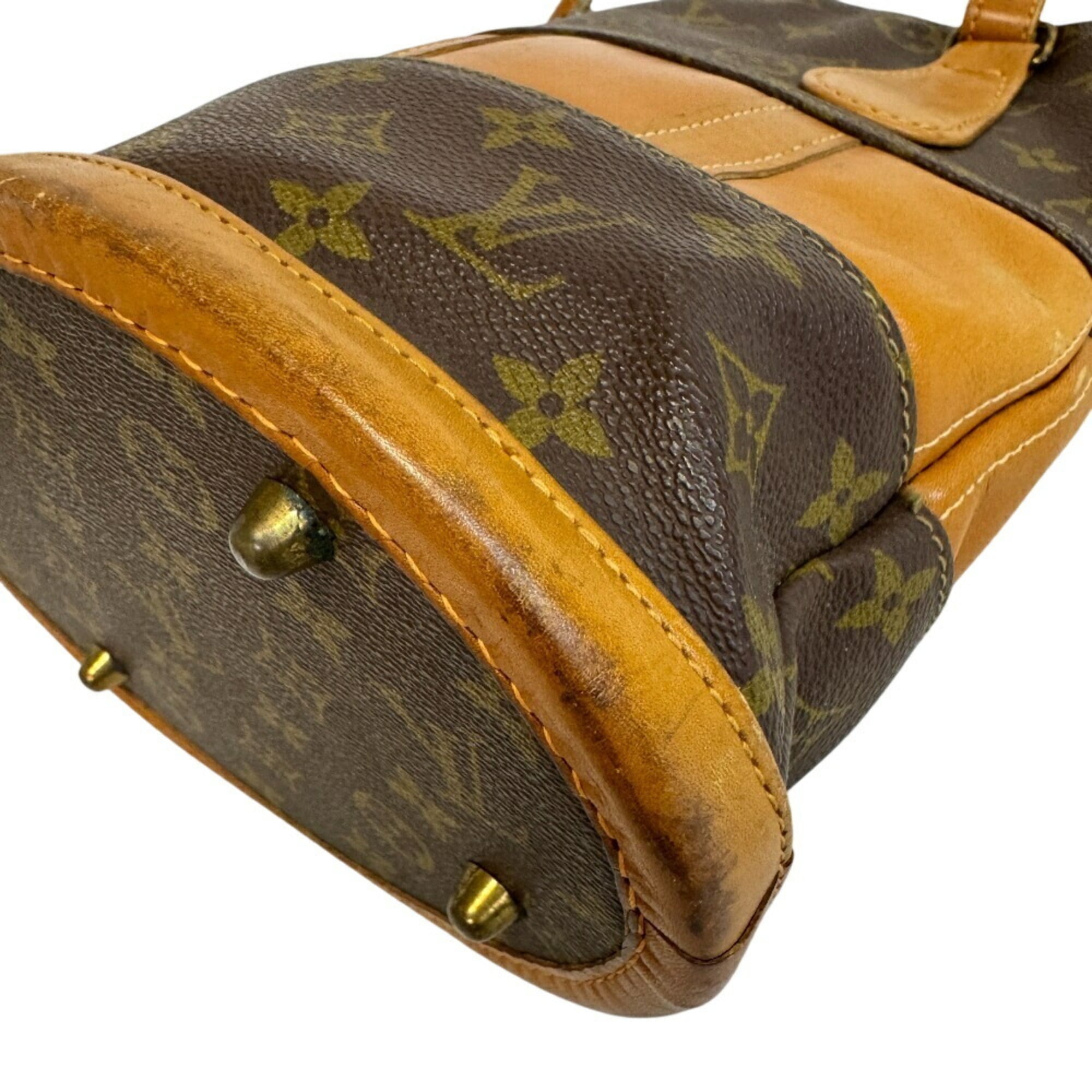 Louis Vuitton Brown Leather Shoulder Bag