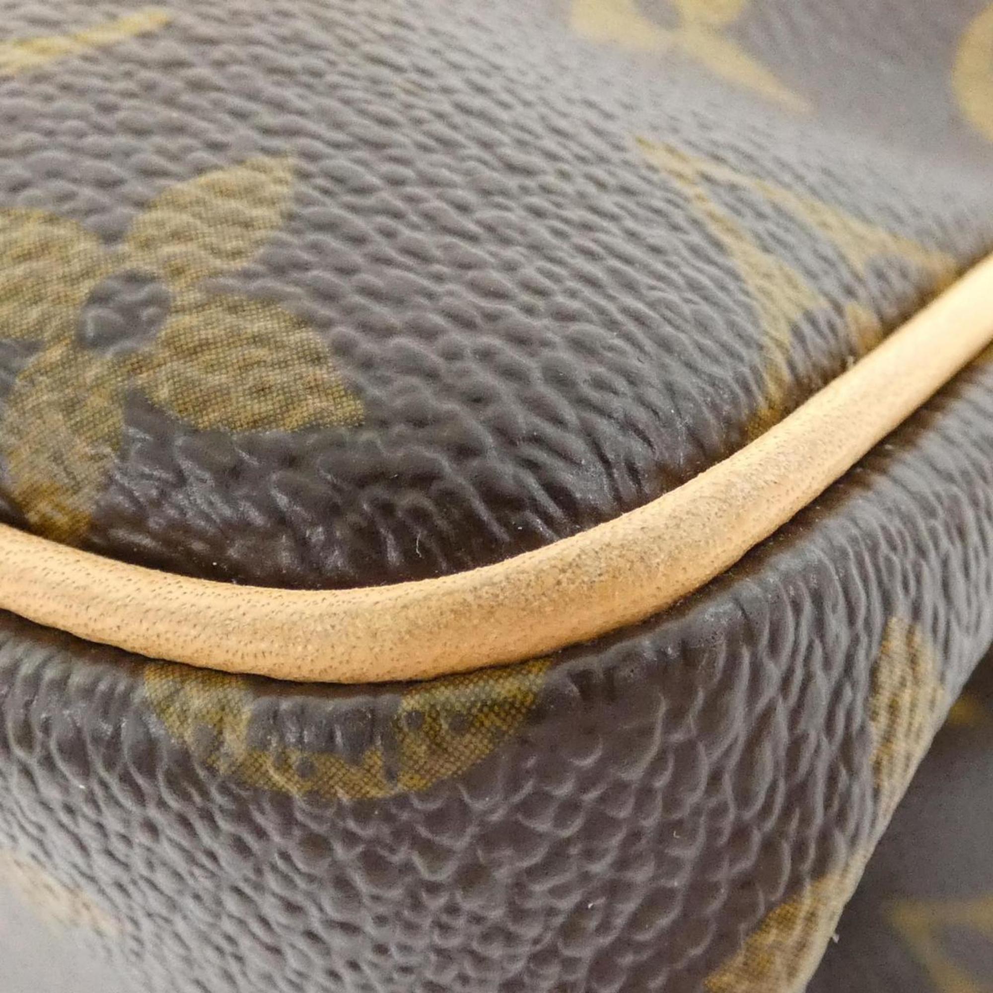 Louis Vuitton Brown Marron Coated Canvas Handbag