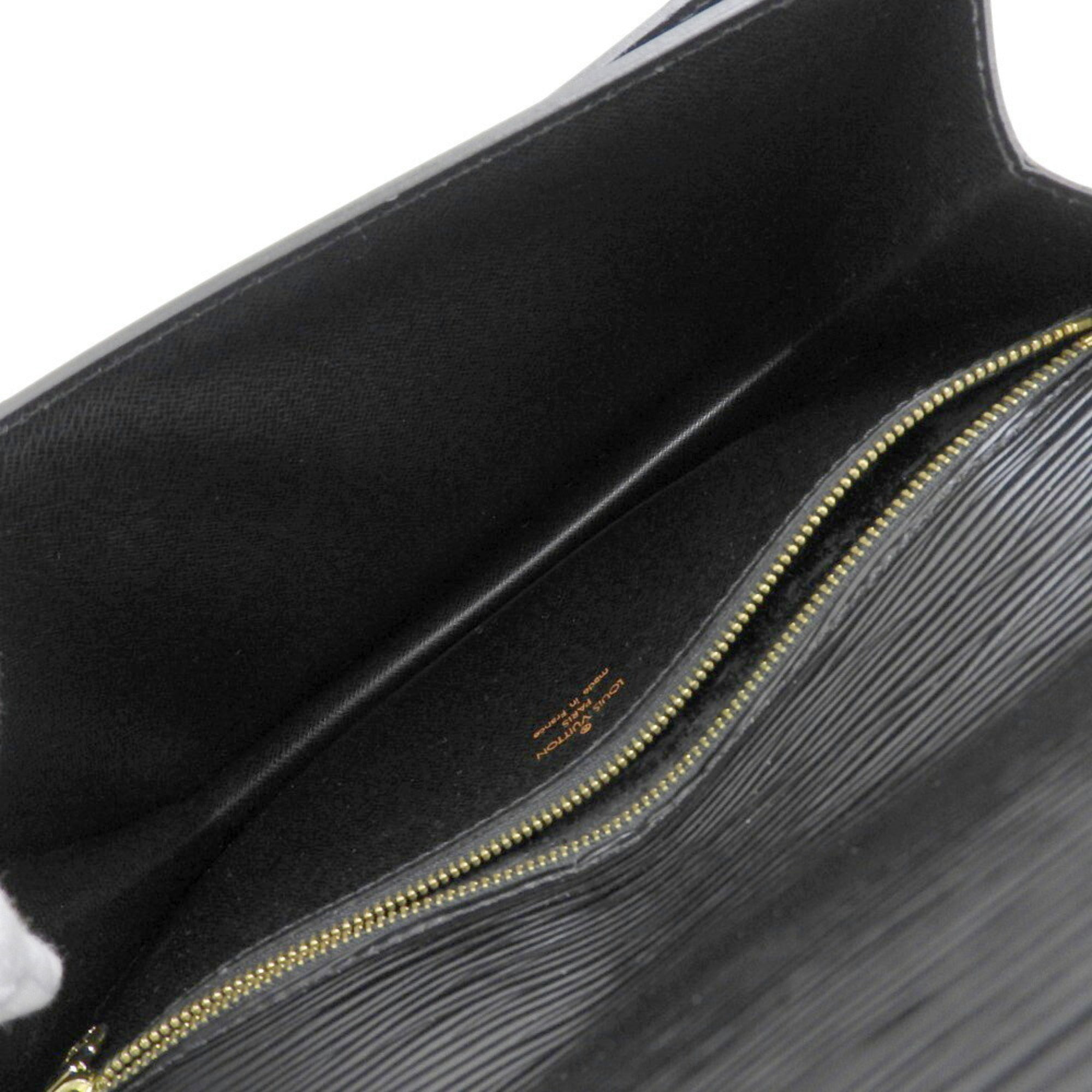 Louis Vuitton Black Noir Epi Leather Clutch Bag Pochette