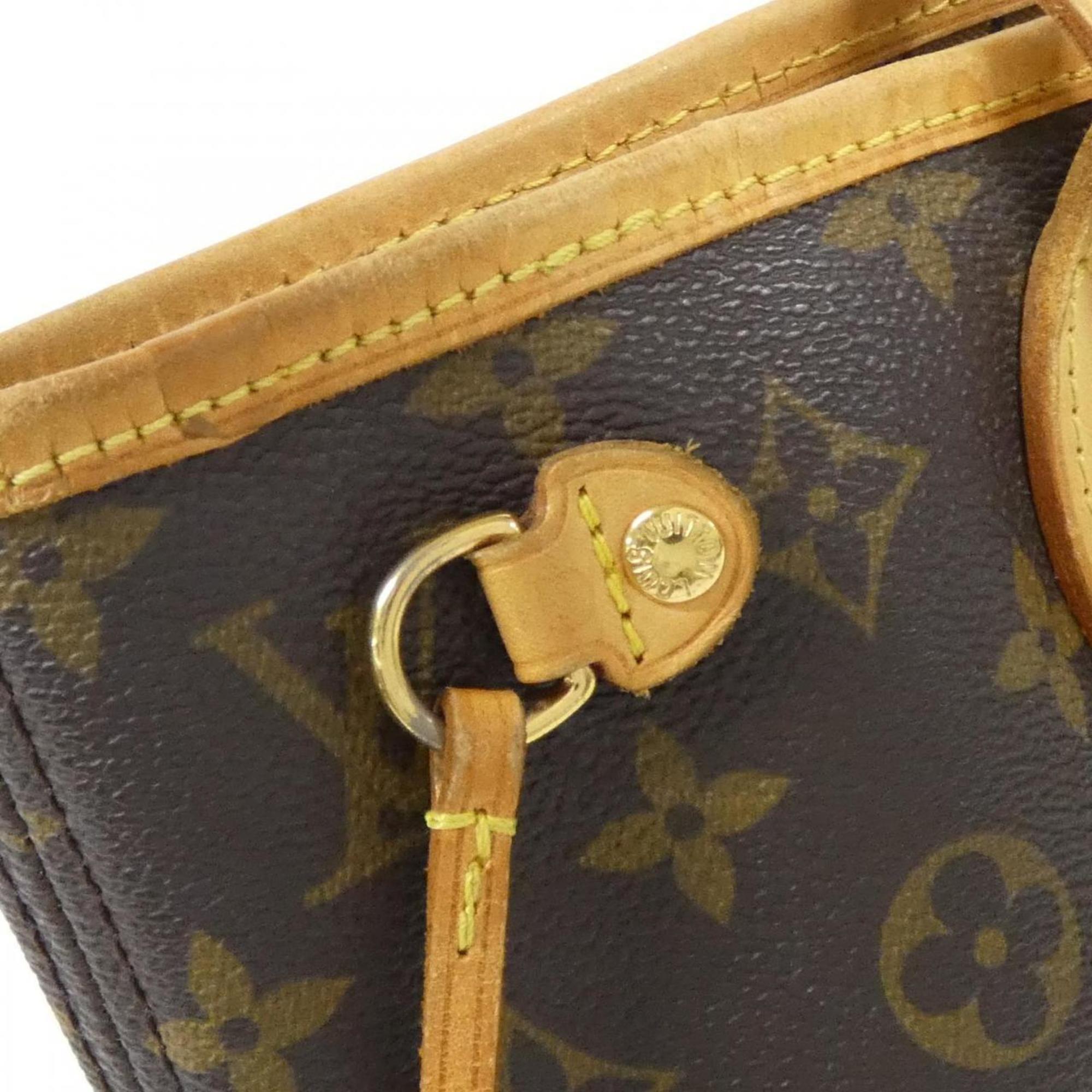Louis Vuitton Marron Coated Canvas Handbag