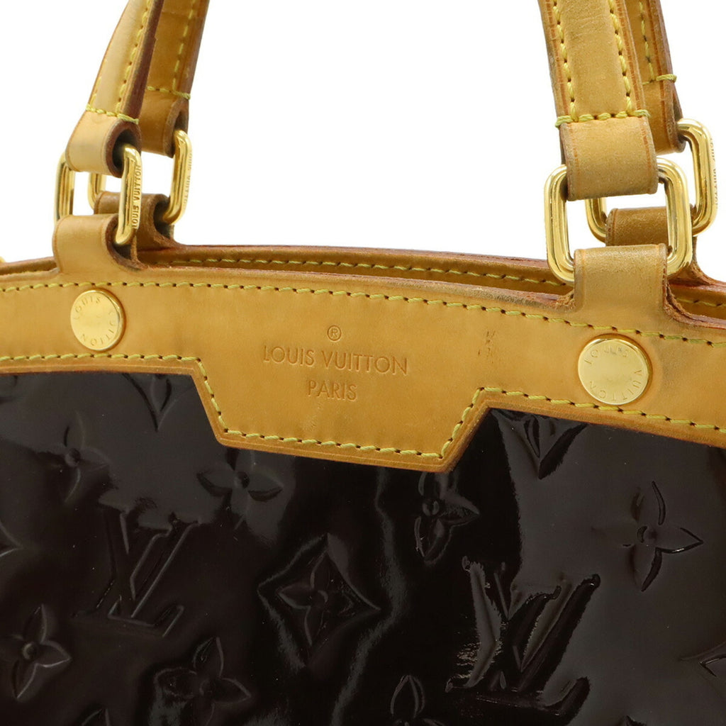 Louis Vuitton Amarante Monogram Vernis Handbag Shoulder Bag Tote Bag