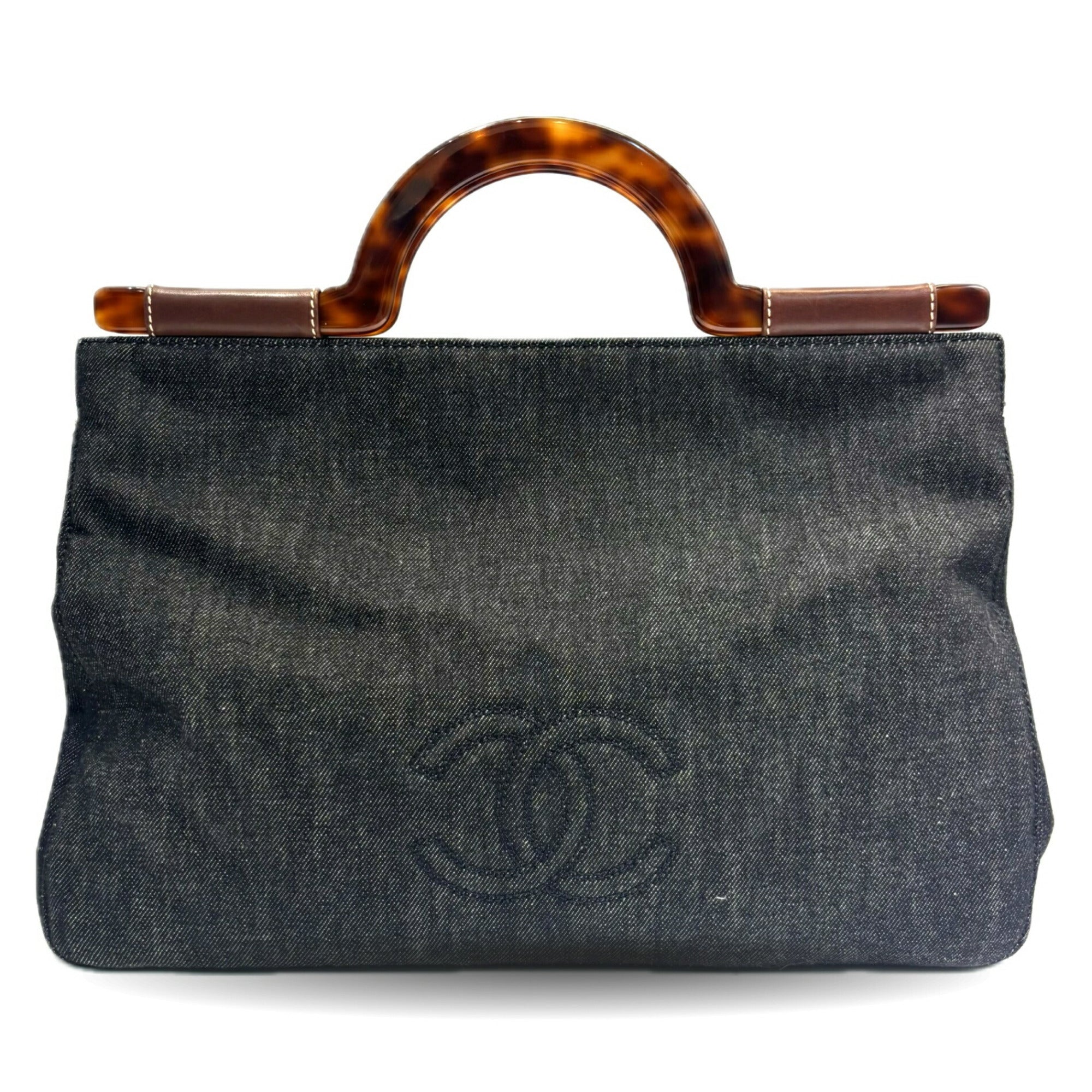Chanel Navy Denim Handbag