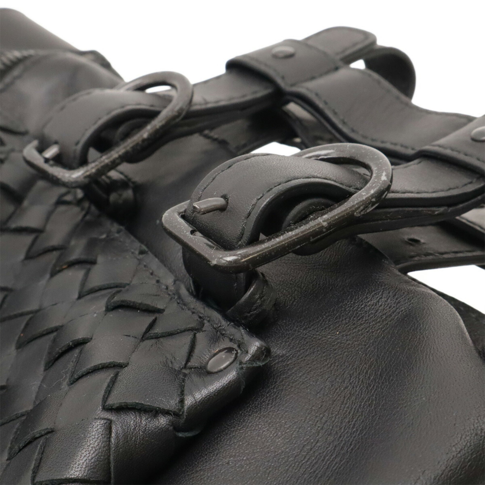 Bottega Veneta Black Leather Fanny Pack